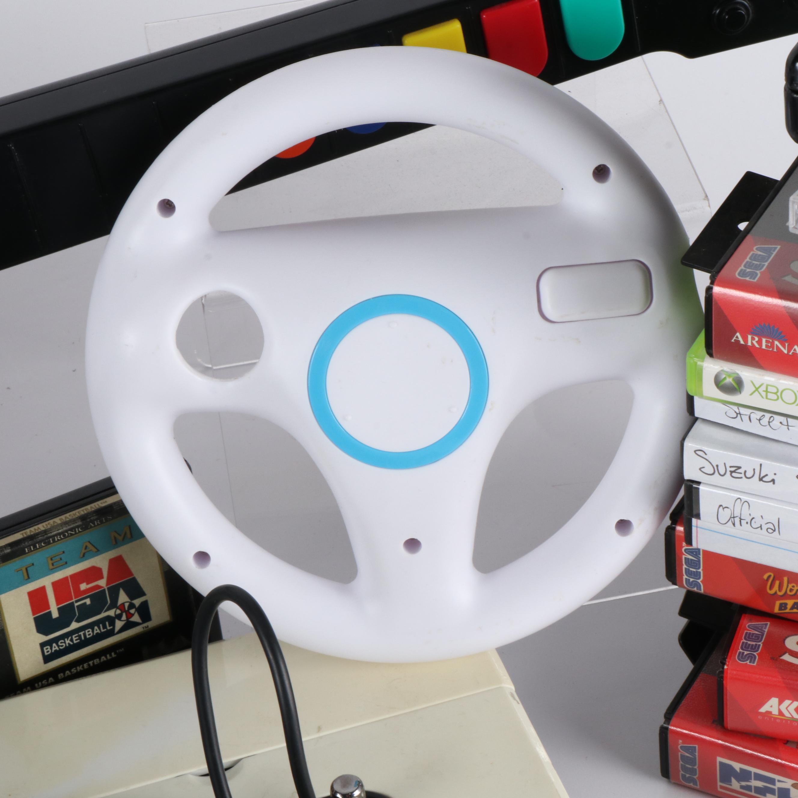 Sega Genesis Console with PlayStation Video Games and More