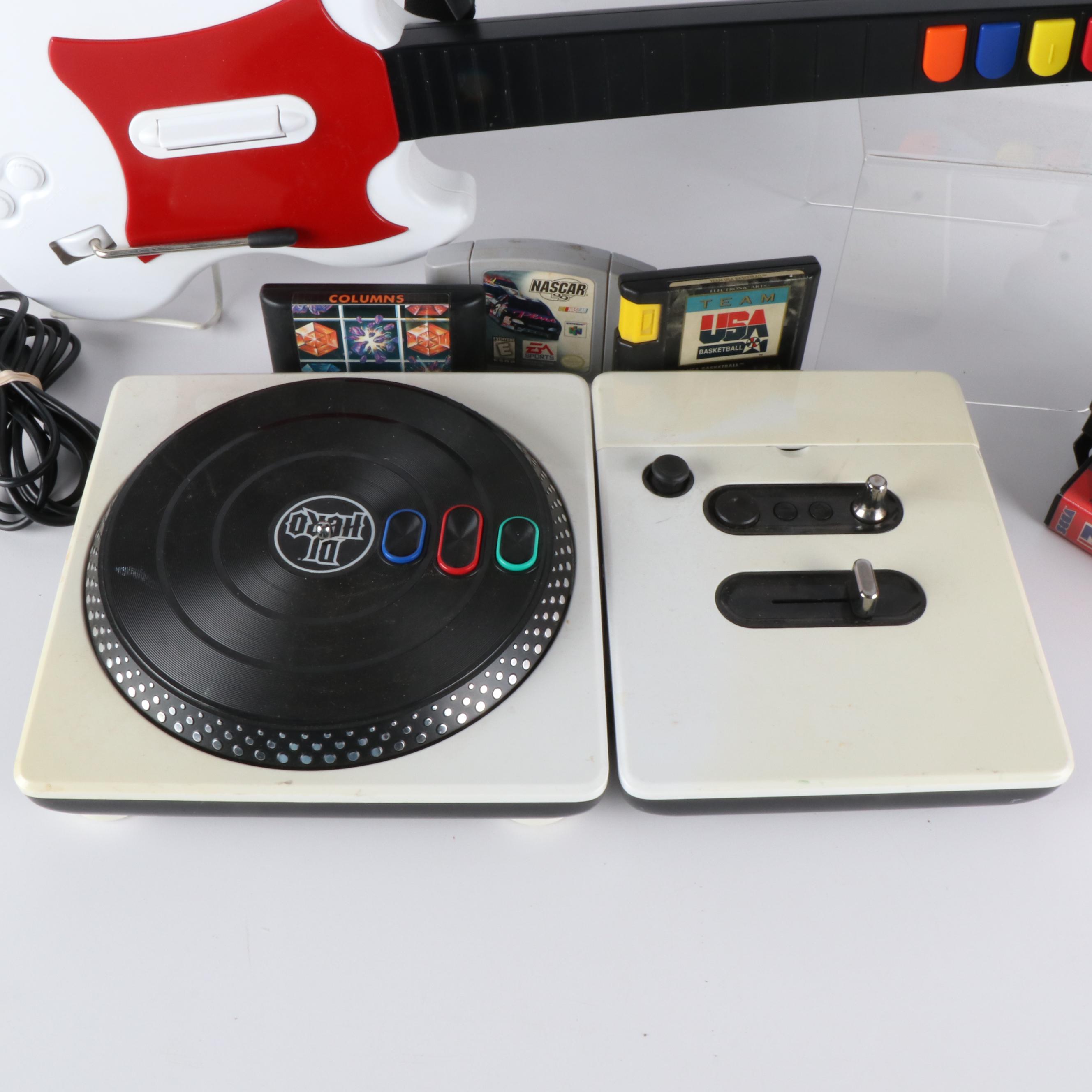 Sega Genesis Console with PlayStation Video Games and More