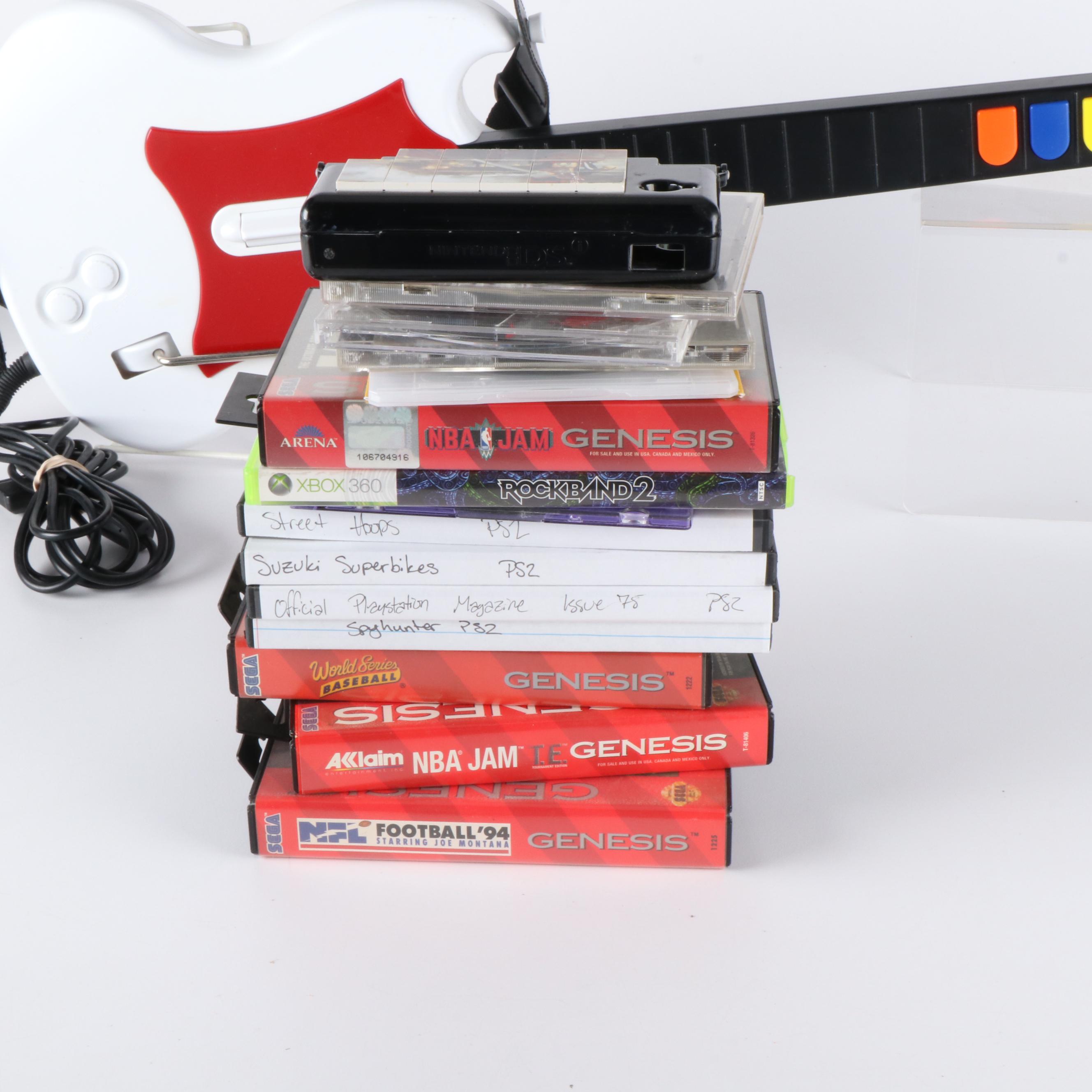 Sega Genesis Console with PlayStation Video Games and More