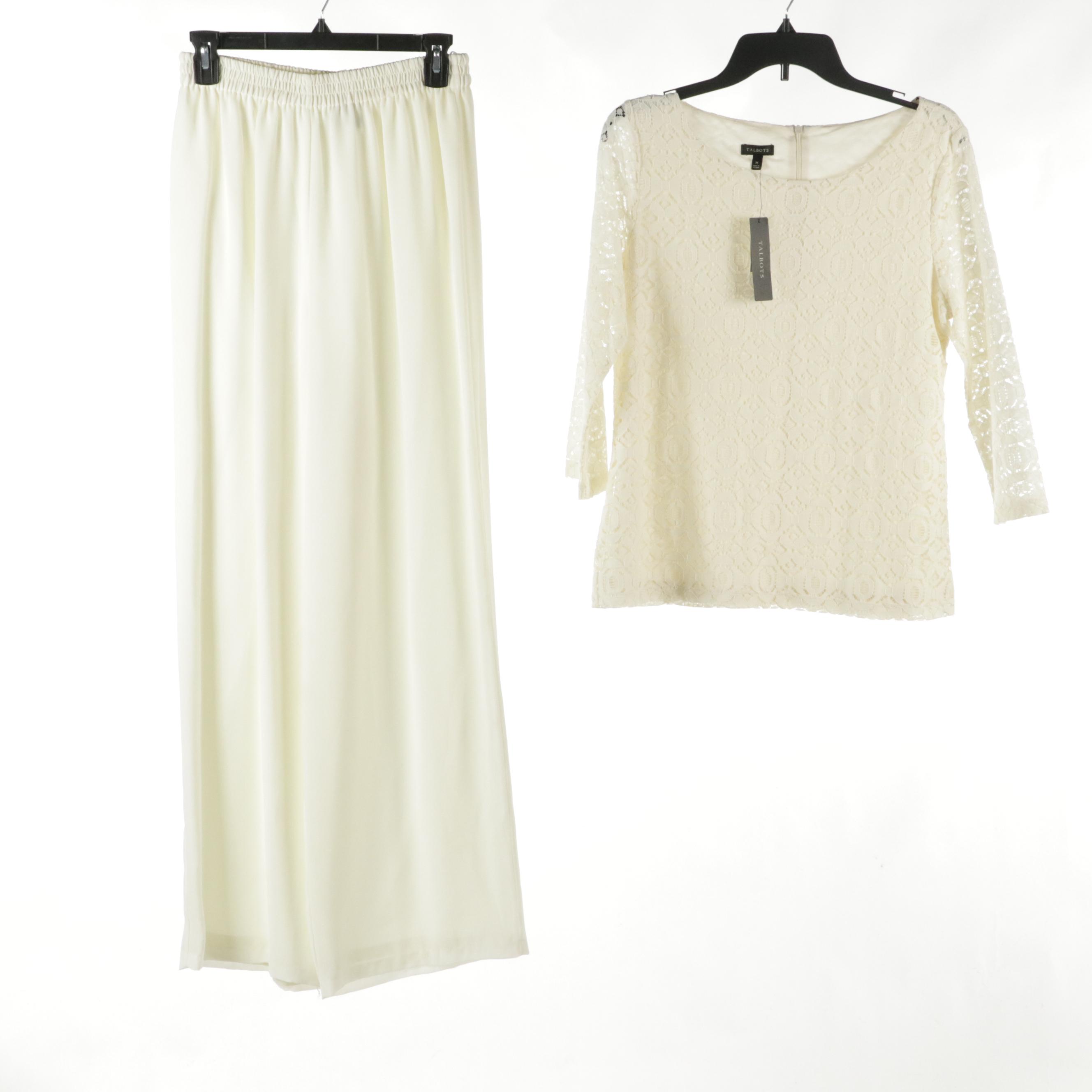 Talbots Beaded Silk Sleeveless Blouse, Linen Blend Cardigan, Blouses and More