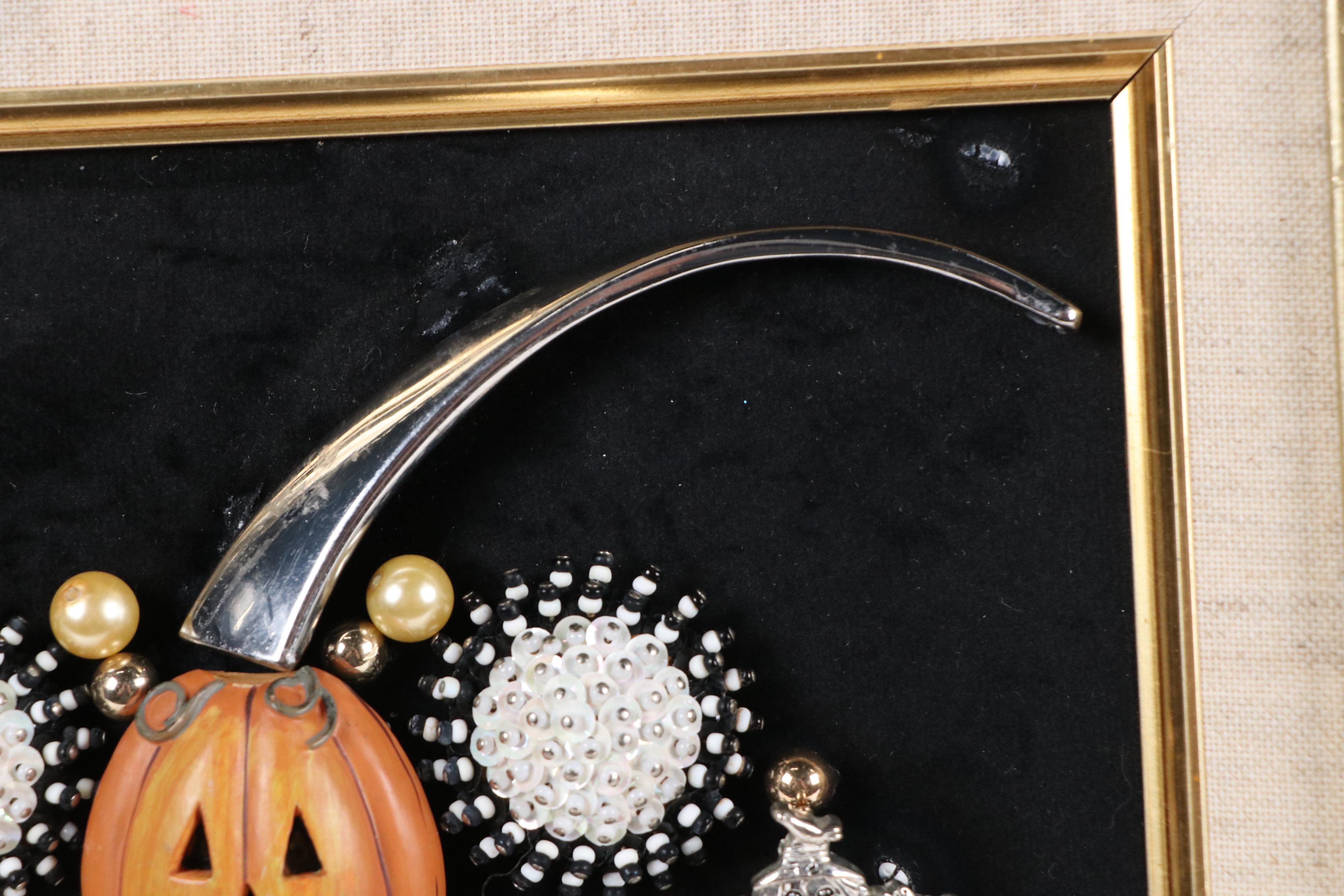 Karen Pagán Jewelry Art Halloween Collage, 2025