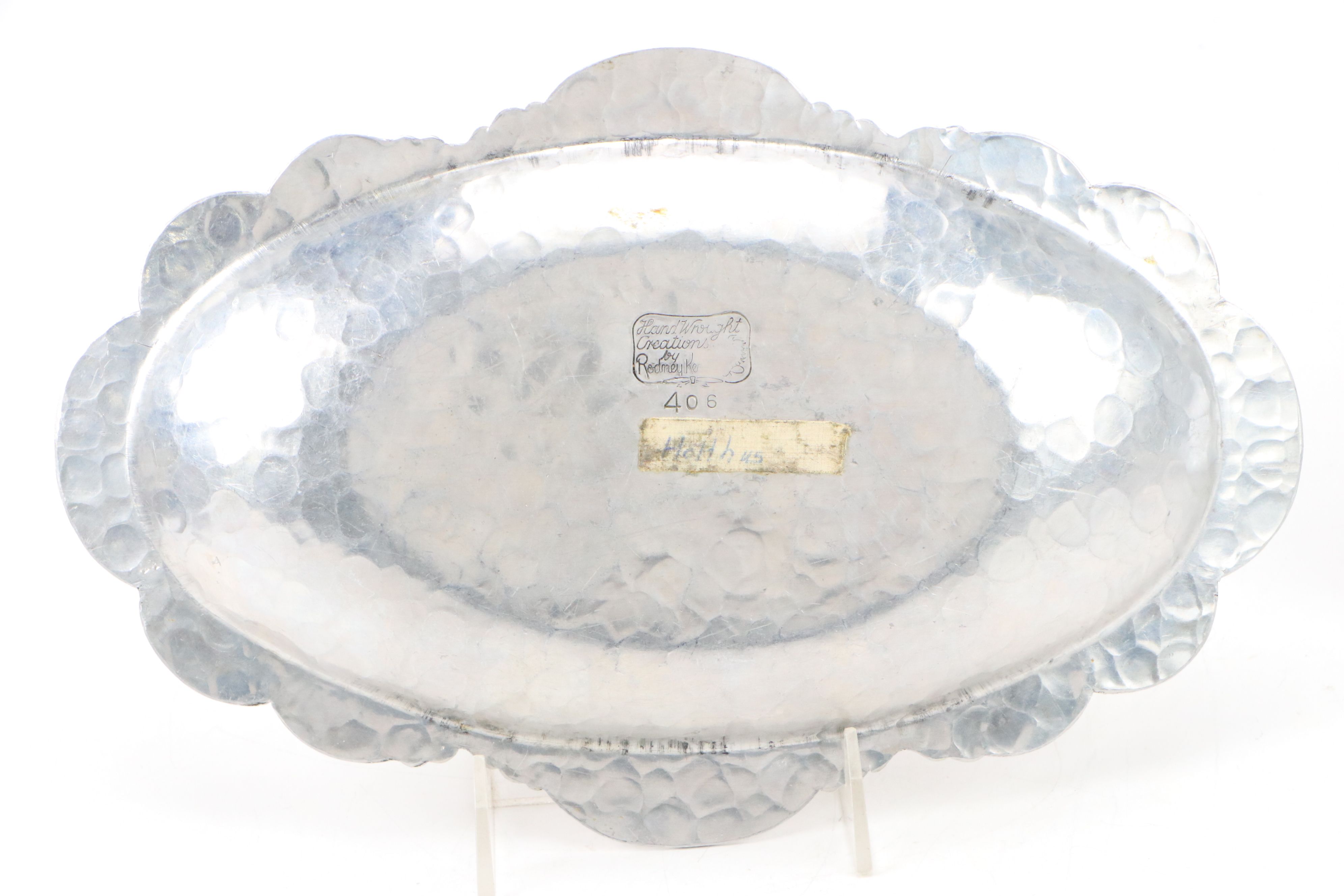 Lenox, Rodney Kent with Other Metal Platters and Covered Serving Bowl