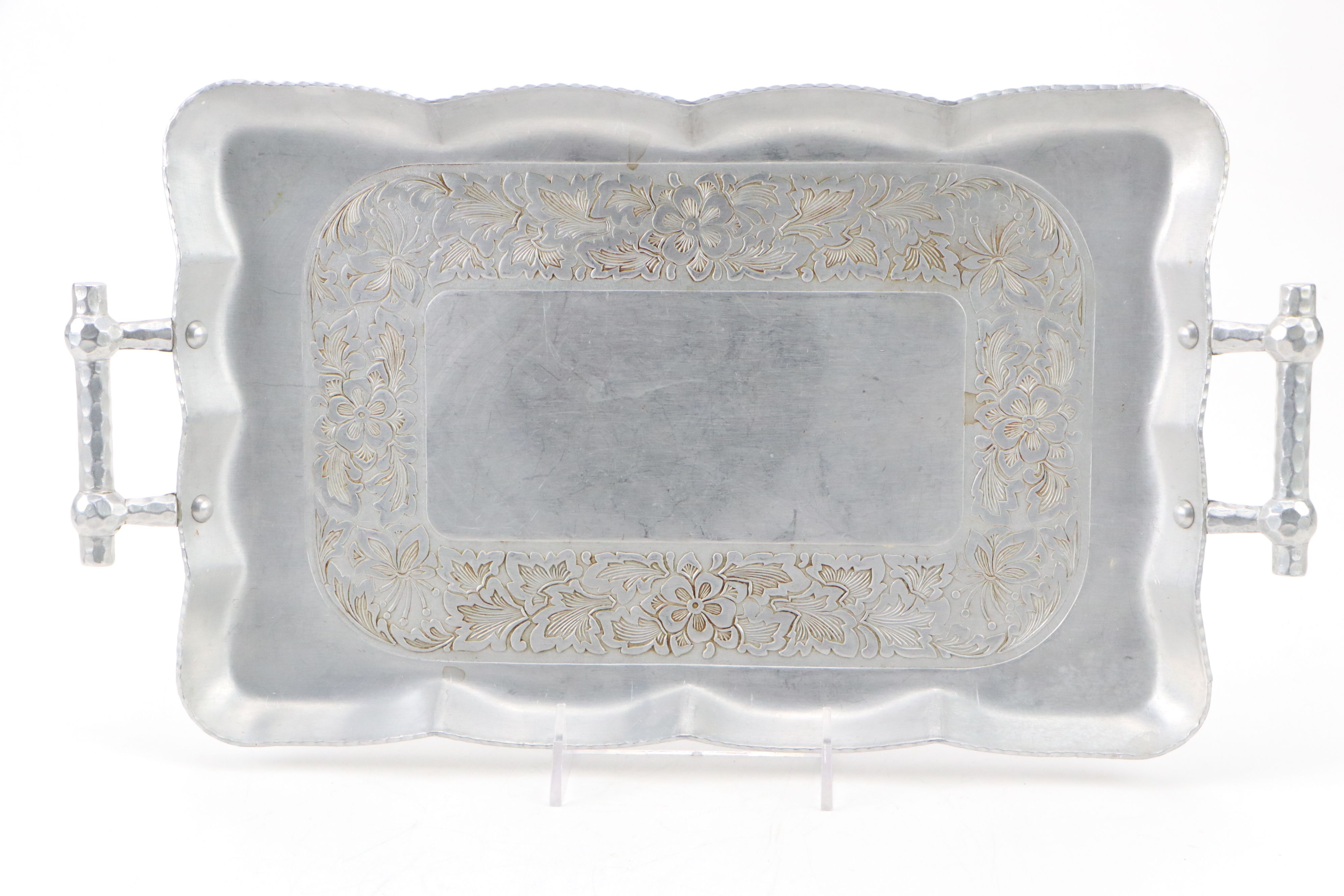 Lenox, Rodney Kent with Other Metal Platters and Covered Serving Bowl