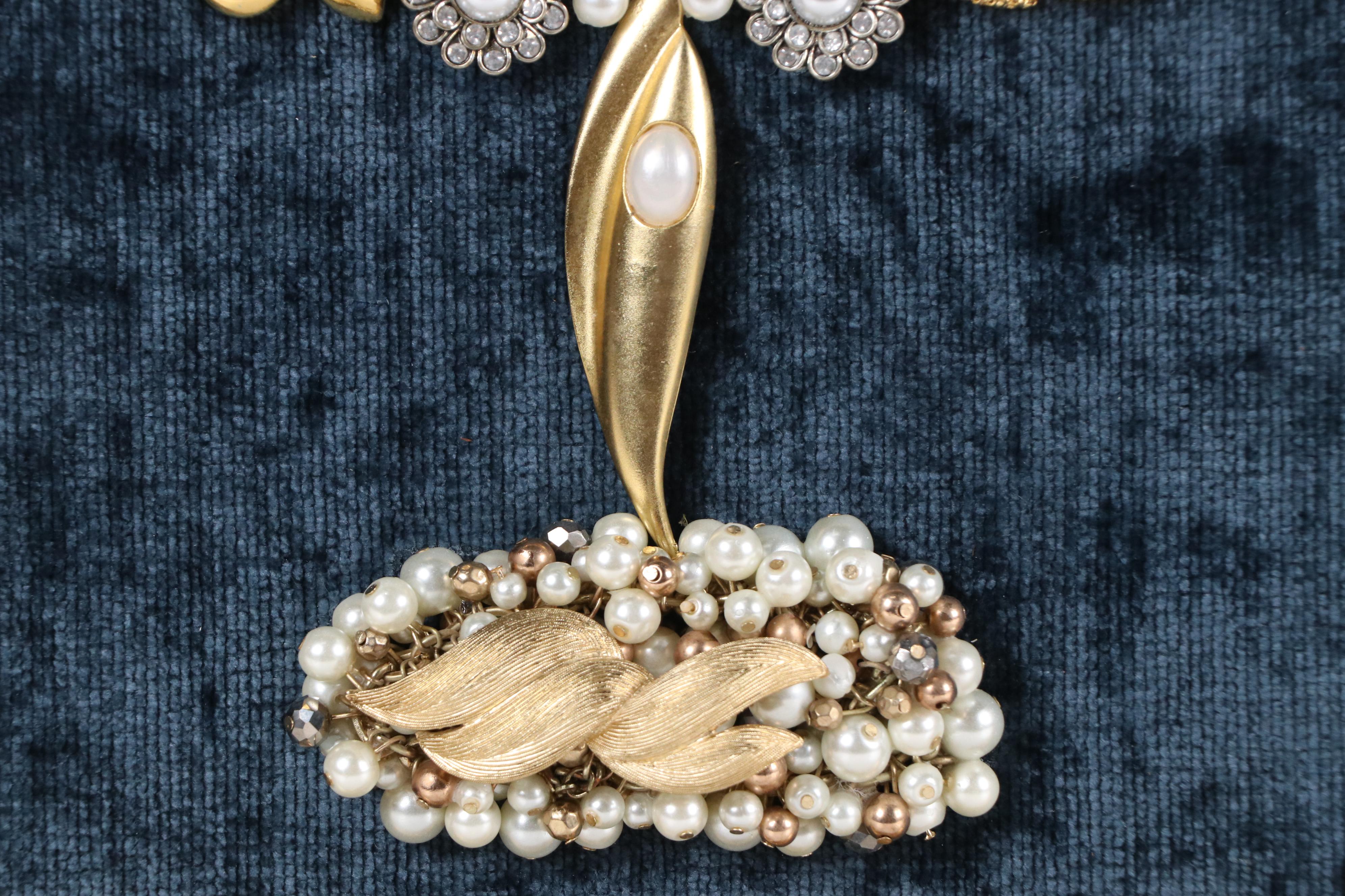 Karen Pagán Jewelry Art Collage of Tree, 2024