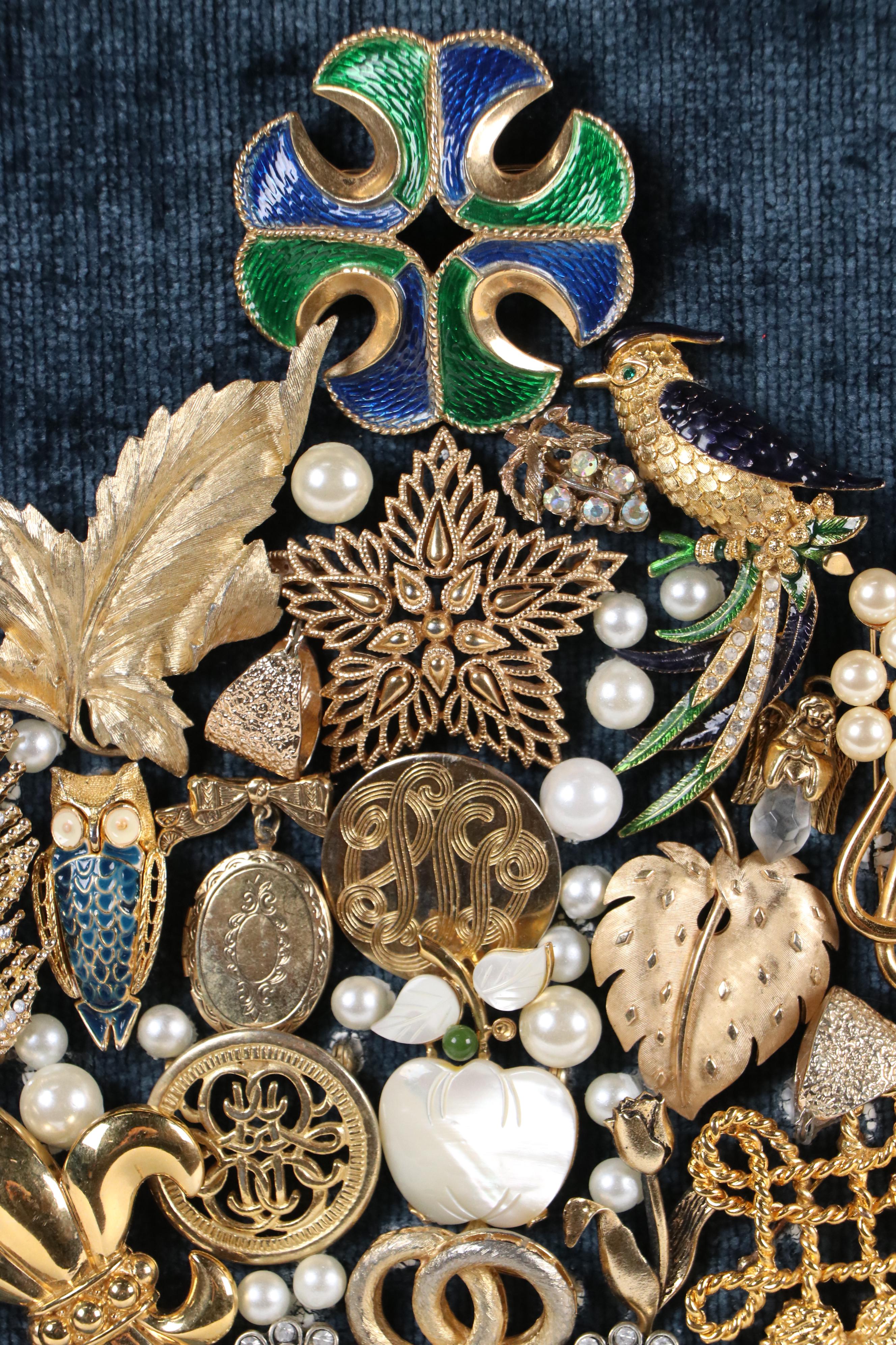 Karen Pagán Jewelry Art Collage of Tree, 2024