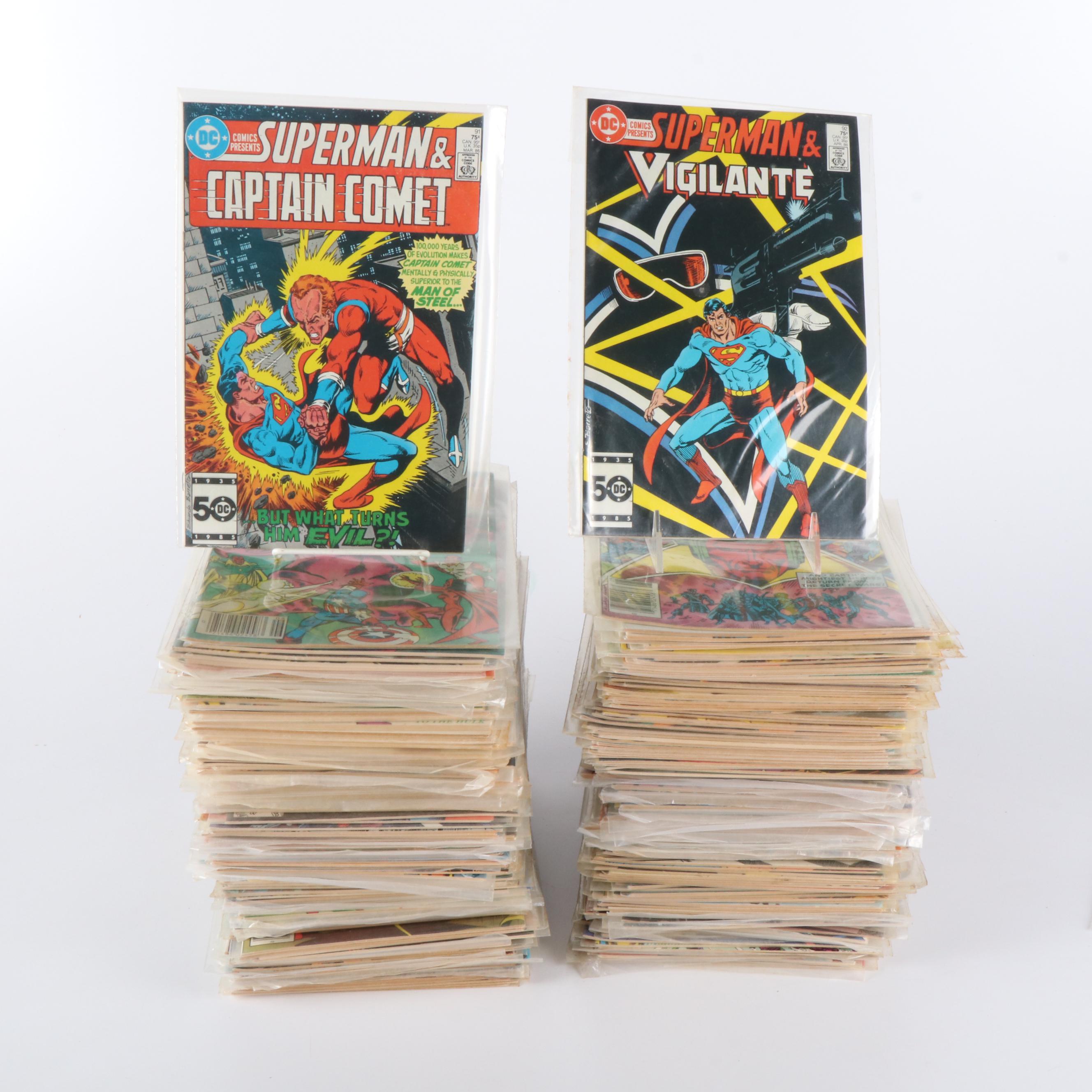 Over 240 Vintage DC and Marvel Comic Books, 1960s to 1980s