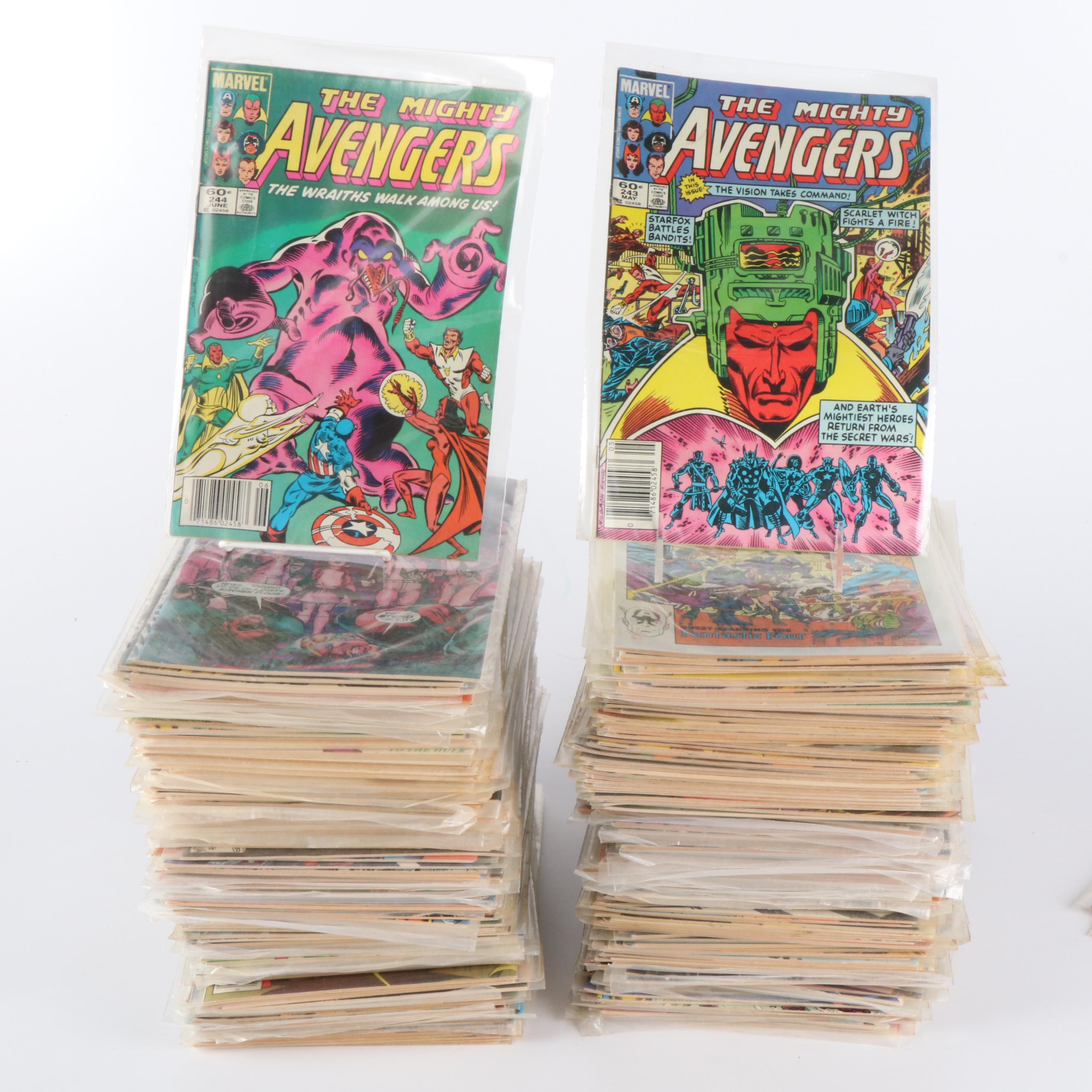Over 240 Vintage DC and Marvel Comic Books, 1960s to 1980s