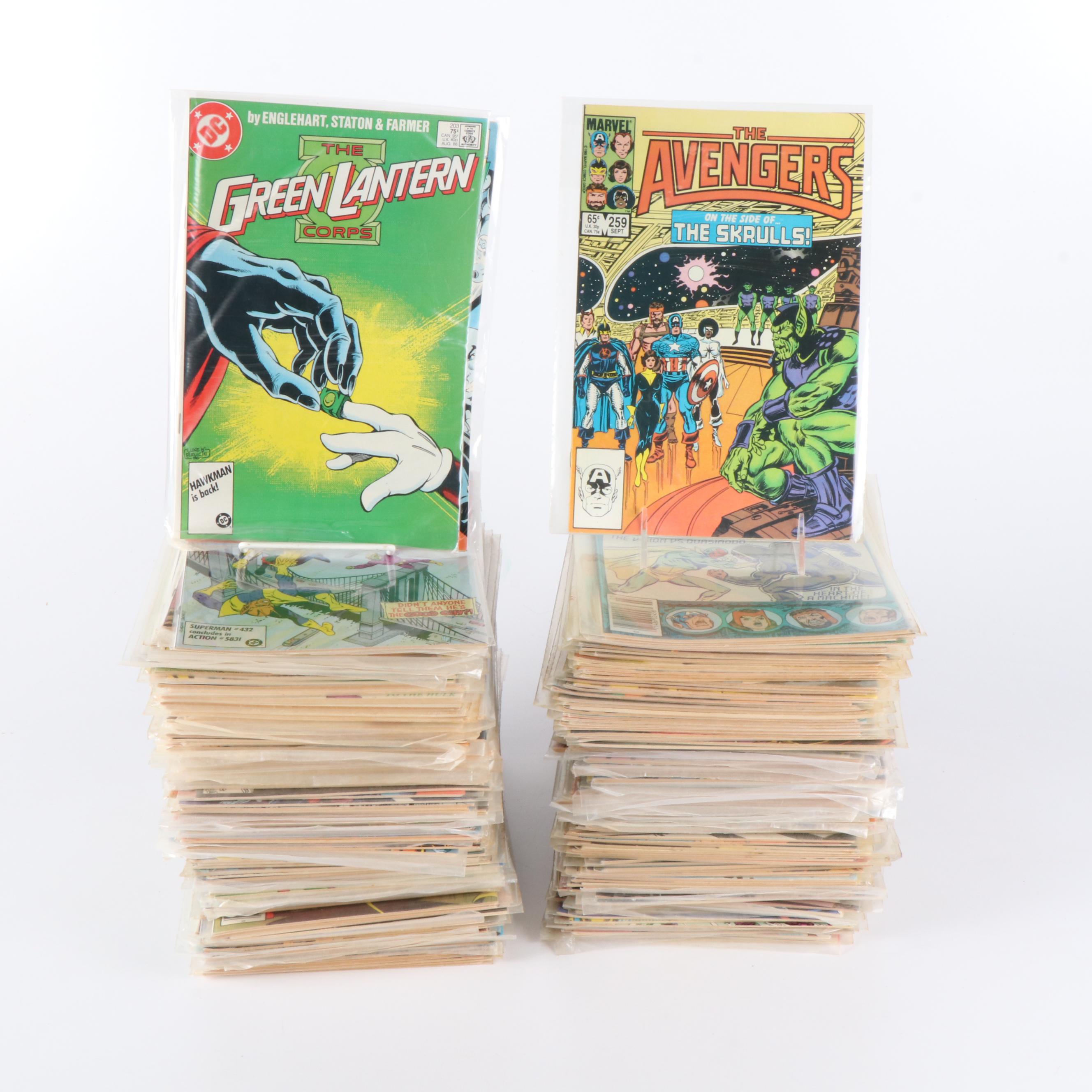 Over 240 Vintage DC and Marvel Comic Books, 1960s to 1980s