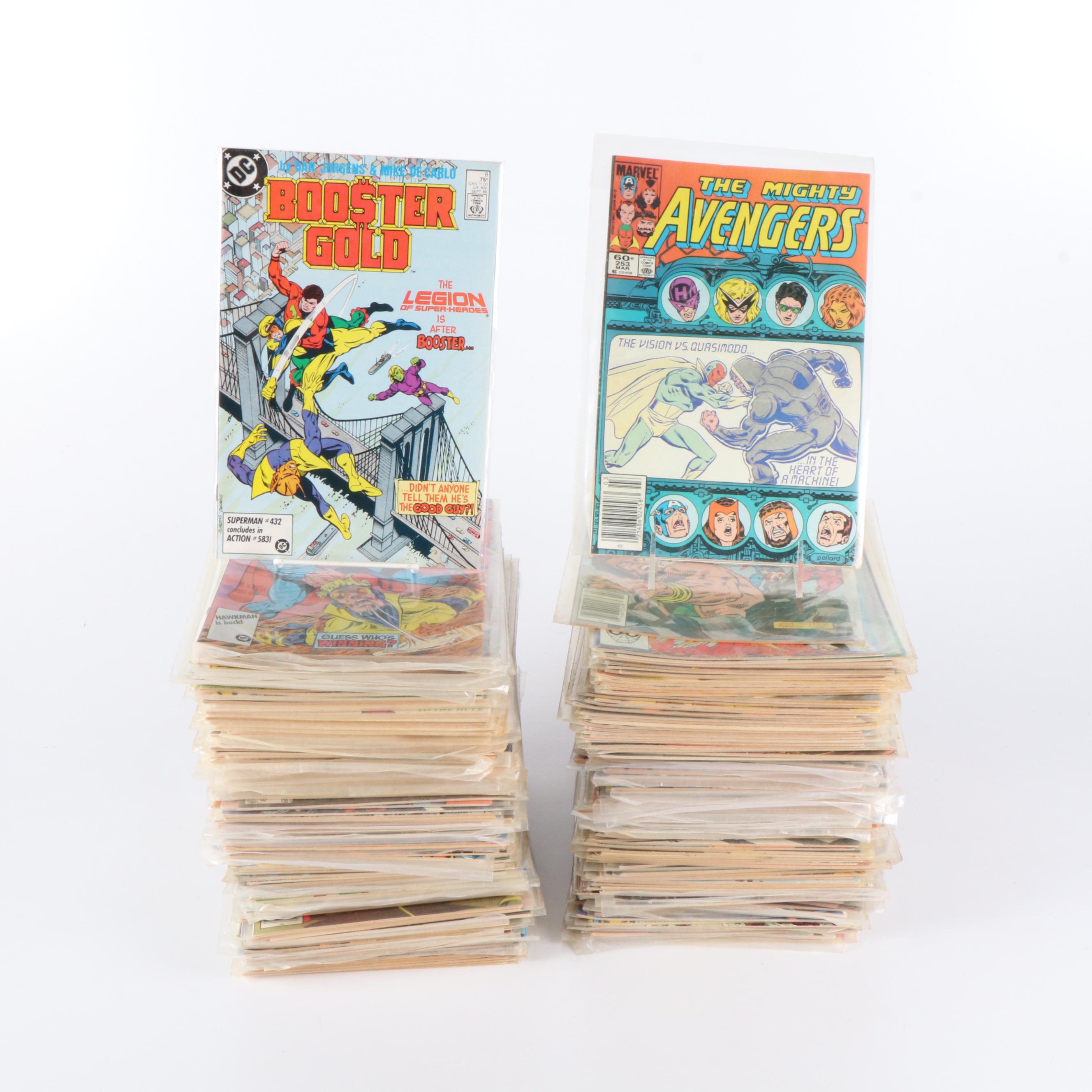Over 240 Vintage DC and Marvel Comic Books, 1960s to 1980s