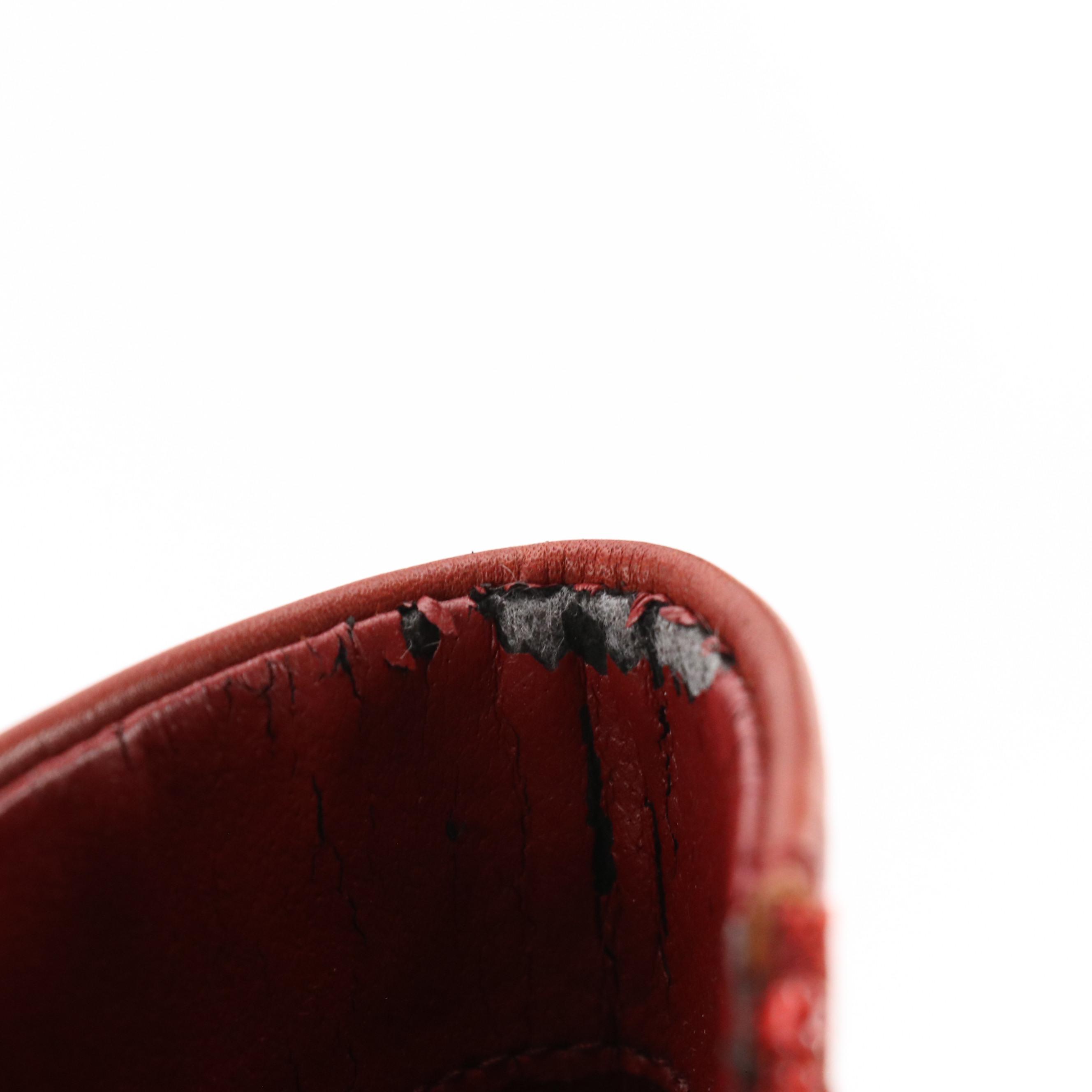 Sam Edelman Heeled Ankle Boots in Mahogany Brown Leather