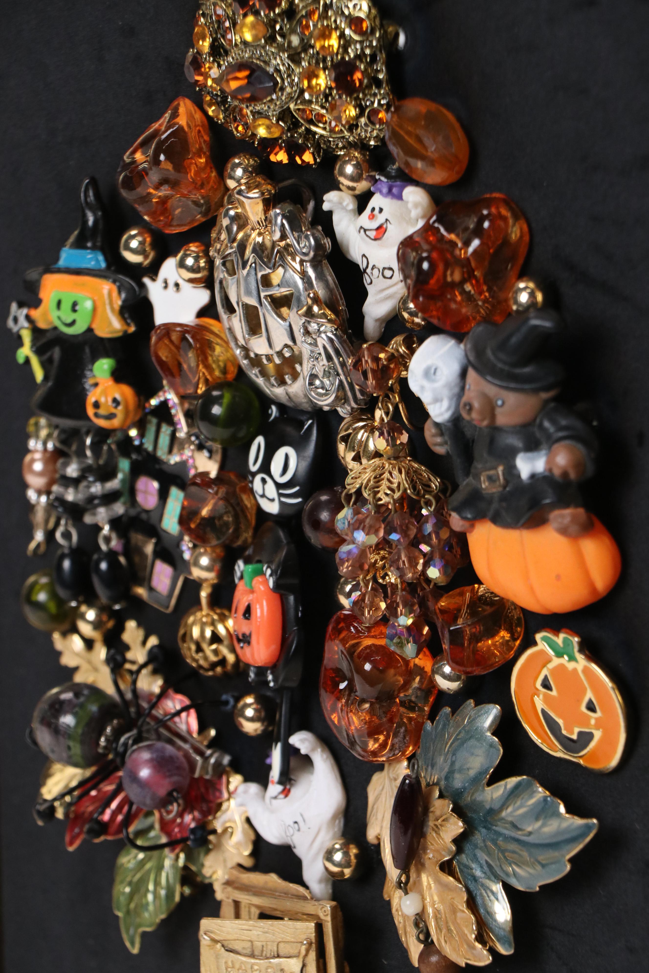 Karen Pagán Jewelry Art Halloween Collage, 2025