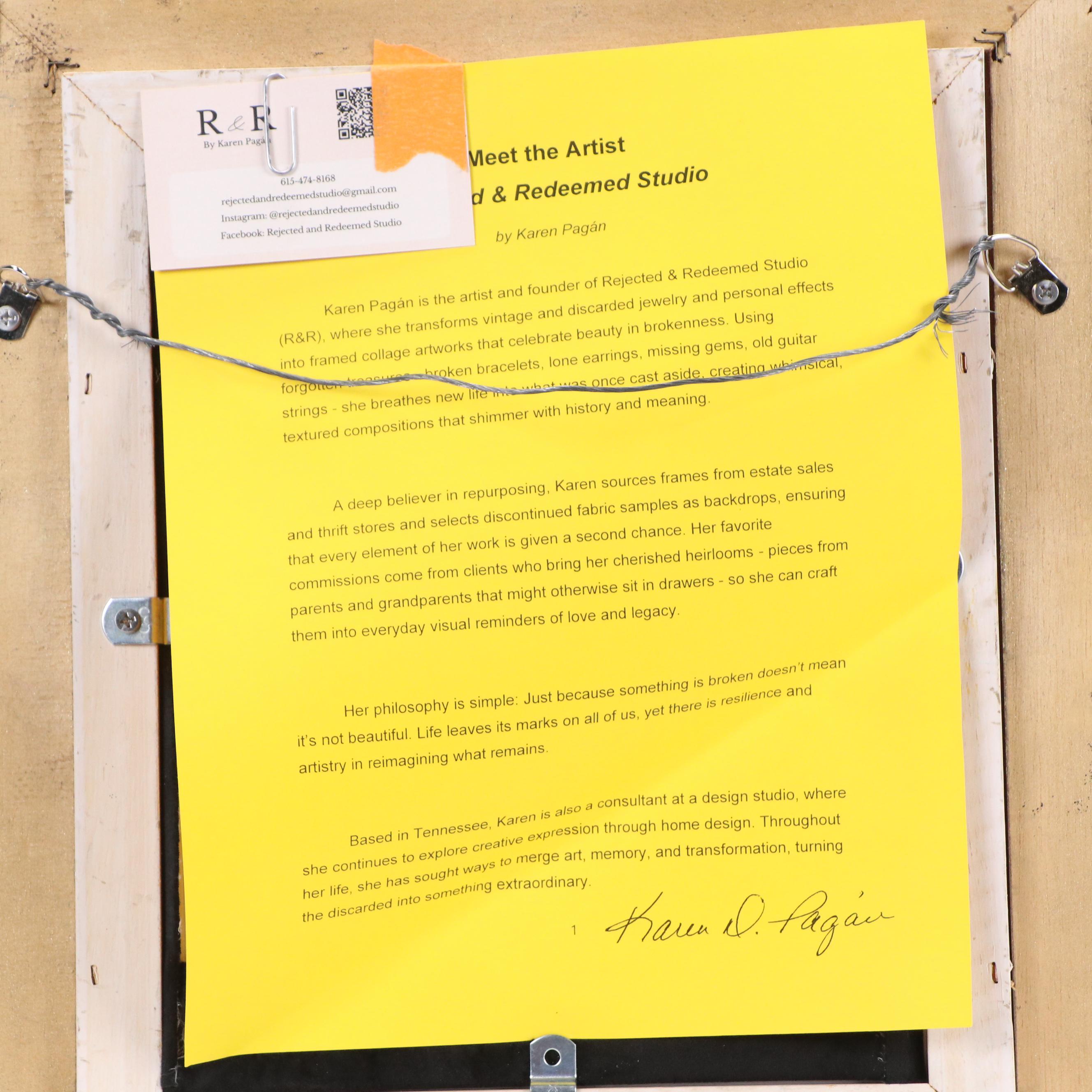 Karen Pagán Jewelry Art Halloween Collage, 2025