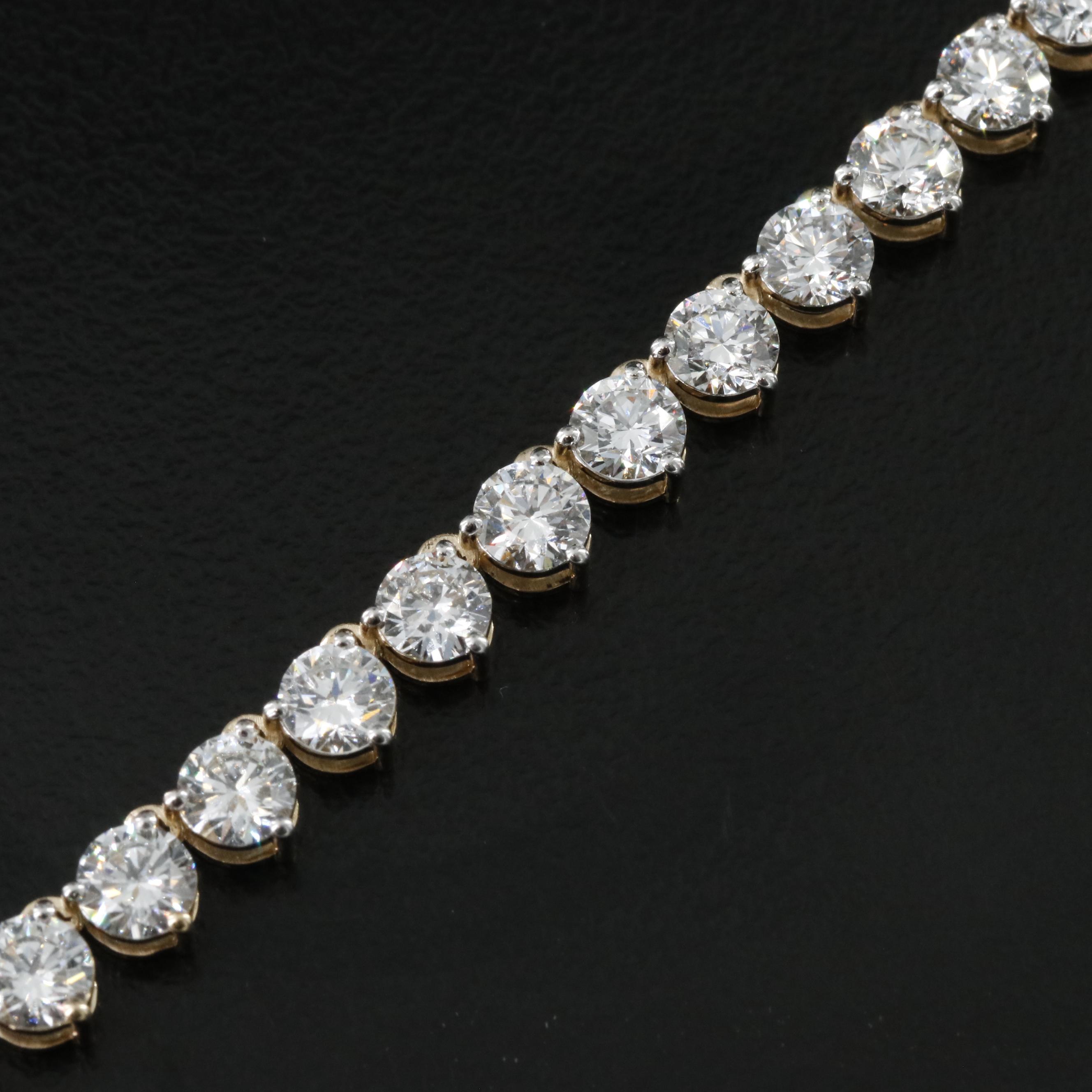 14K 4.99 CTW Lab Grown Diamond Necklace