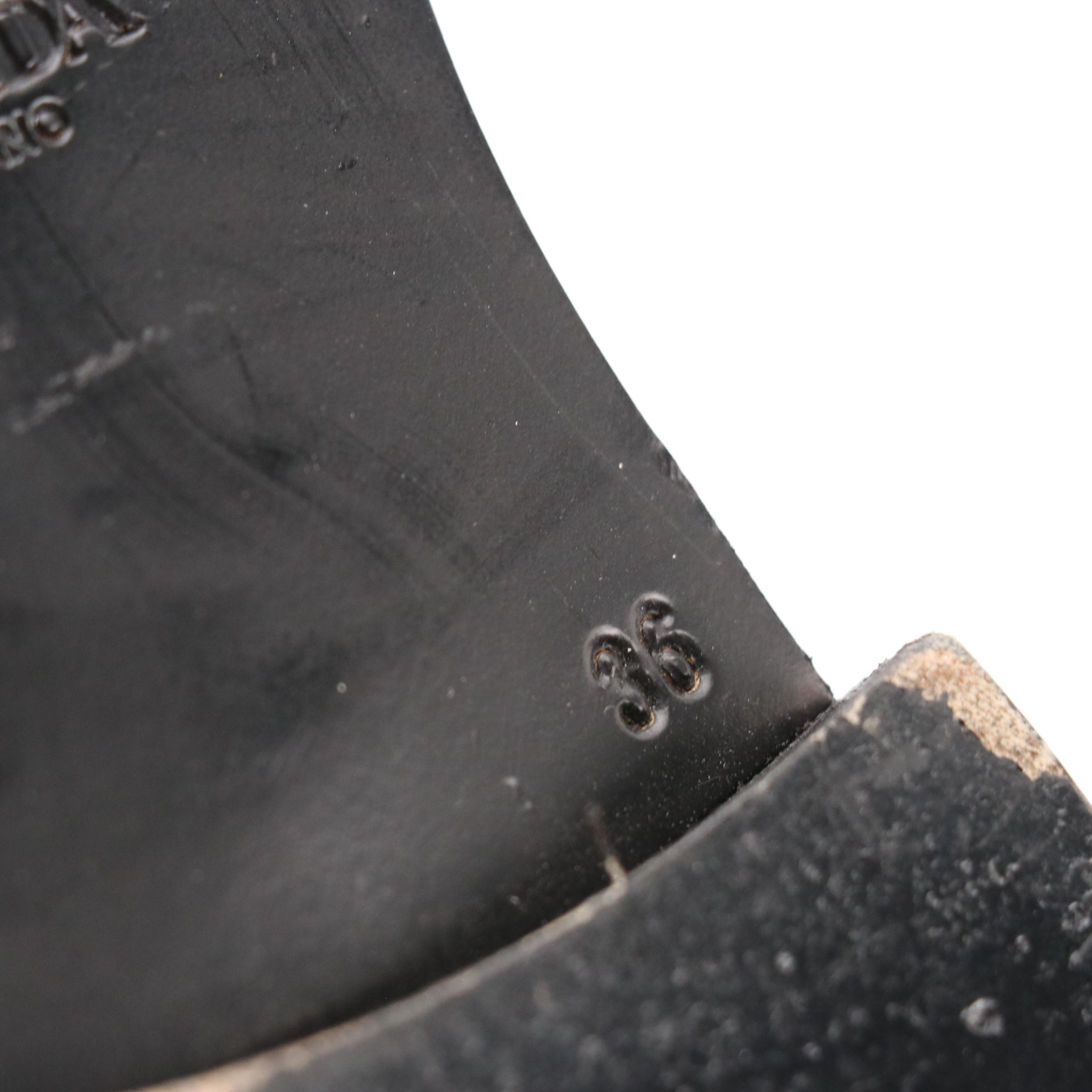 Prada Studded and Perforated Pink Leather Oxford Loafers