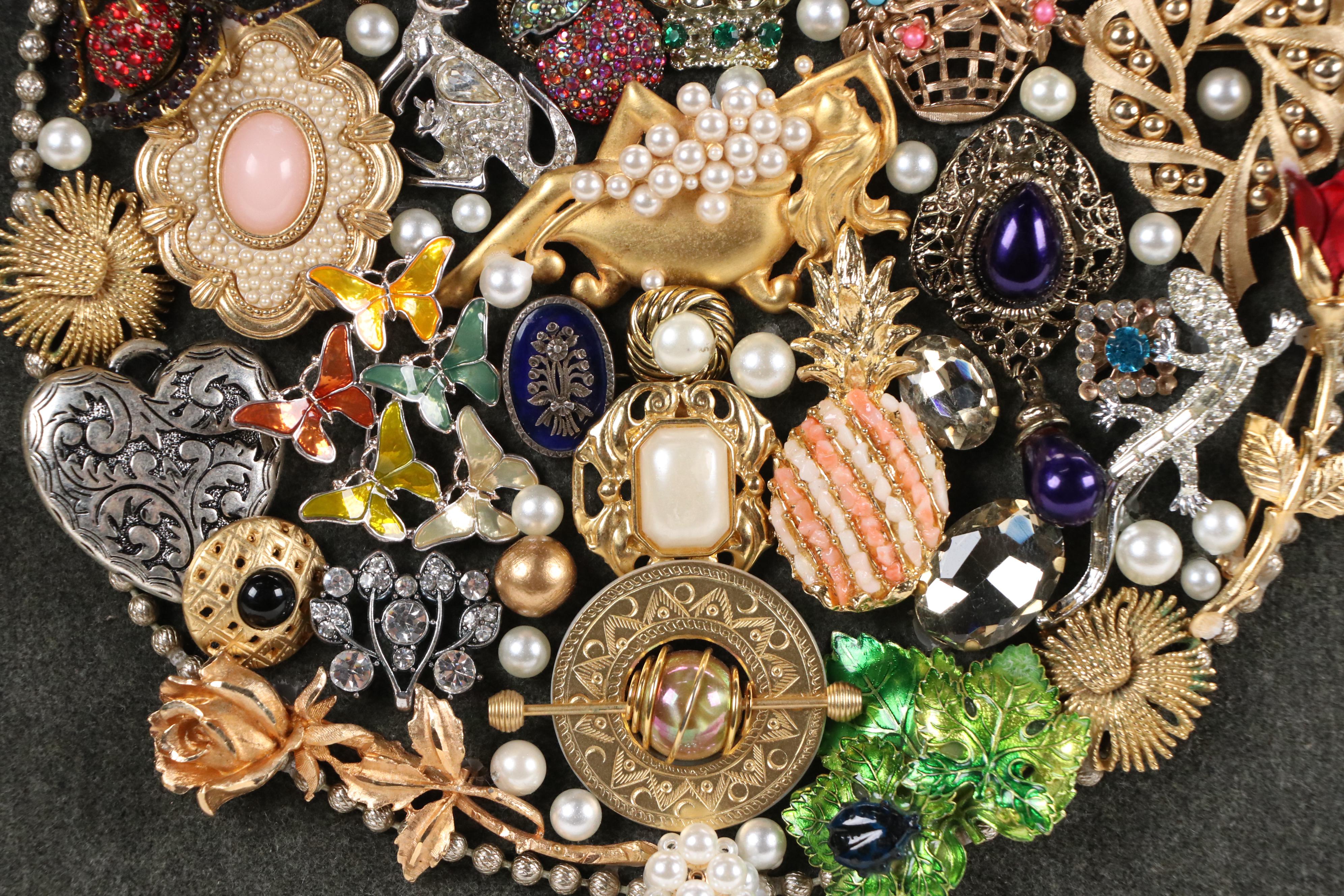 Karen Pagán Jewelry Art Collage of Tree, 2024