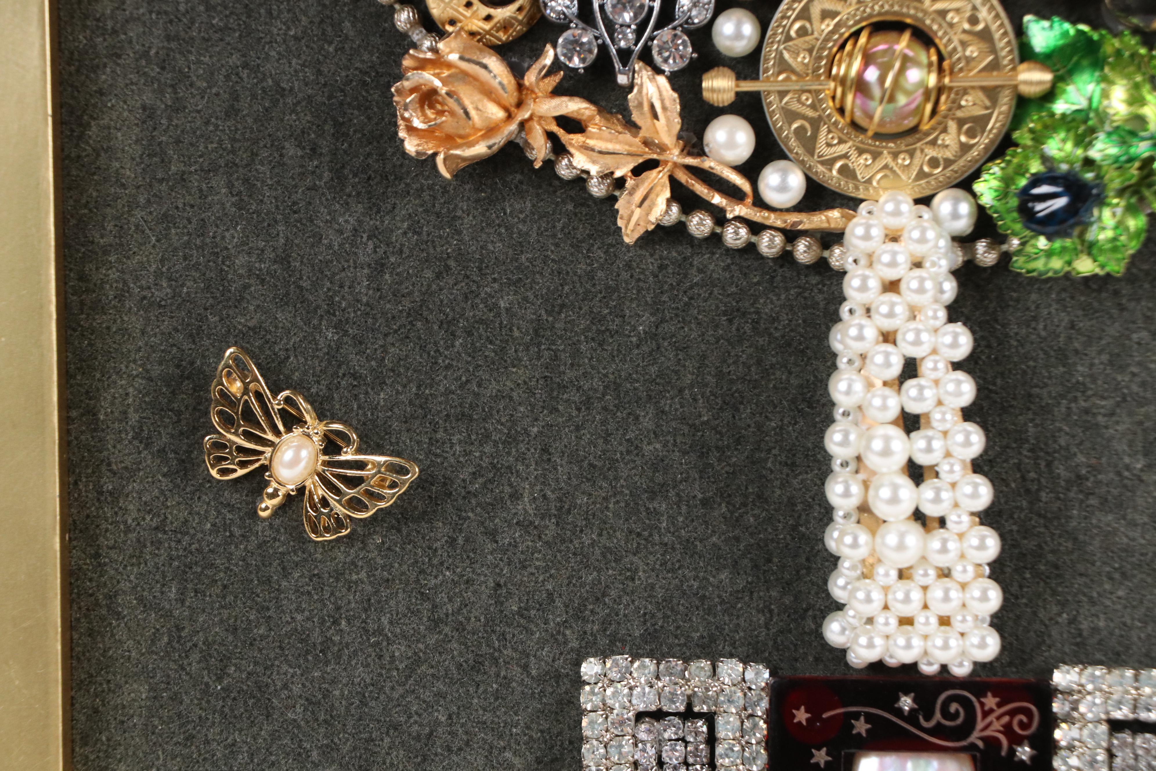 Karen Pagán Jewelry Art Collage of Tree, 2024