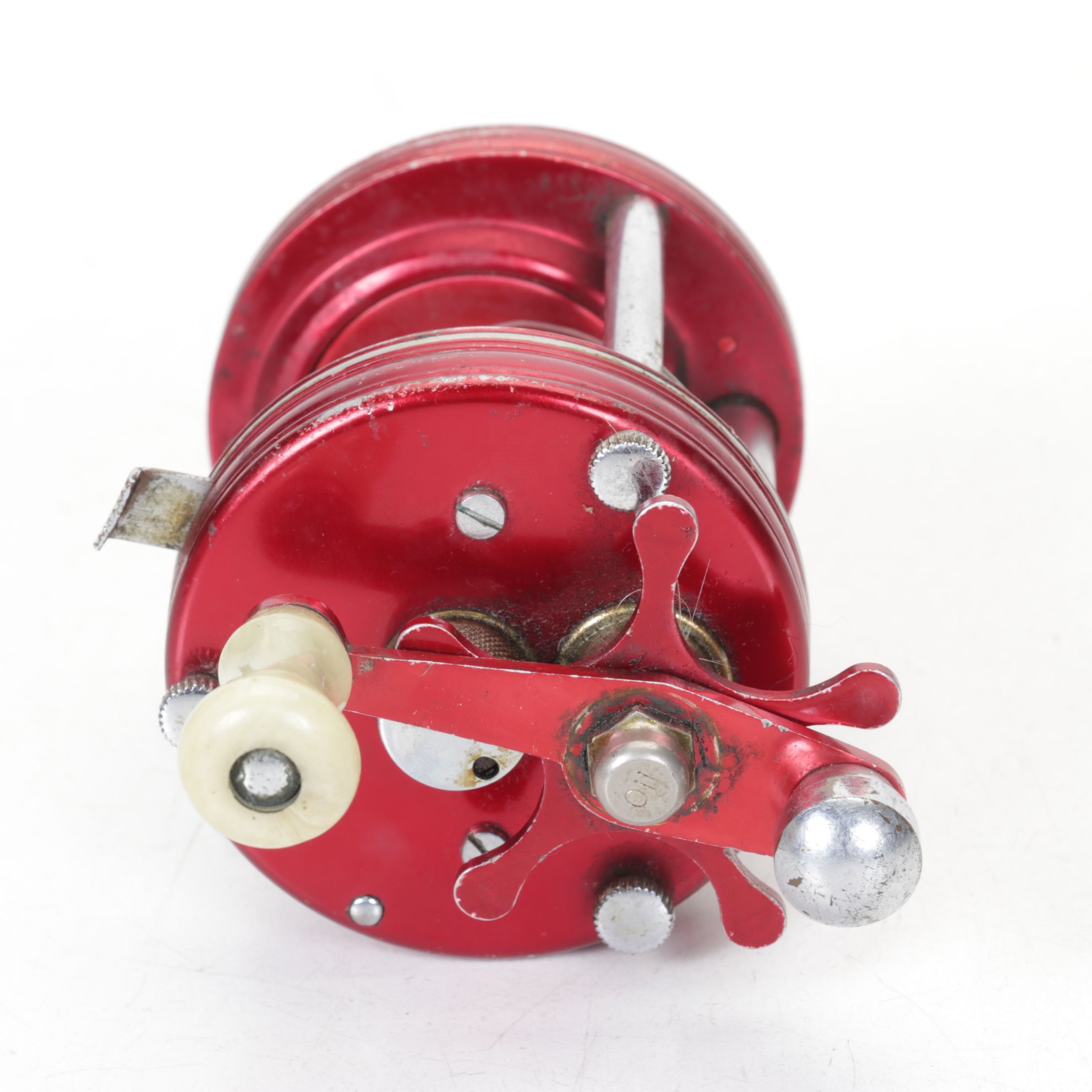 Six Vintage Fishing Reels with Pflueger, Garcia, and ABU