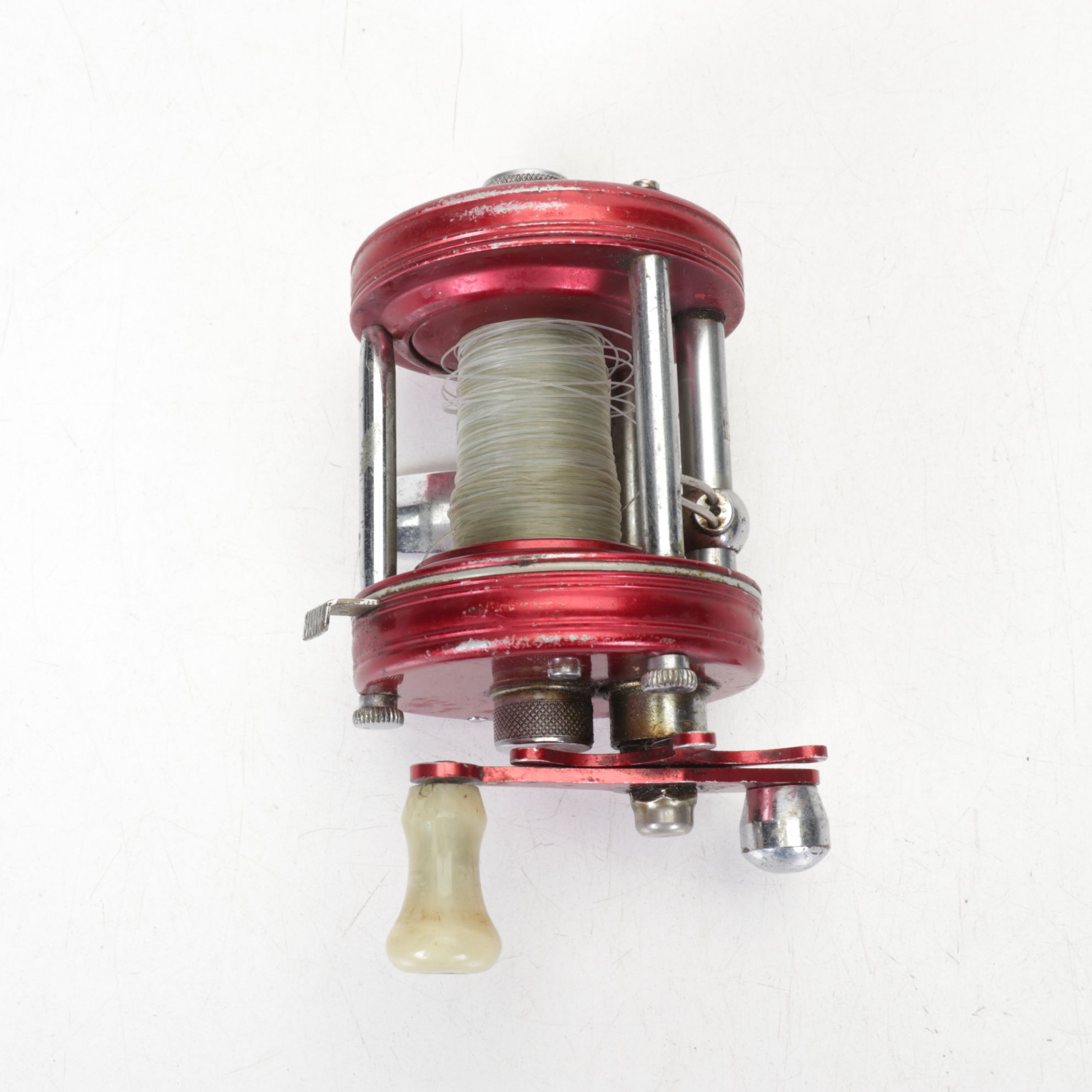 Six Vintage Fishing Reels with Pflueger, Garcia, and ABU