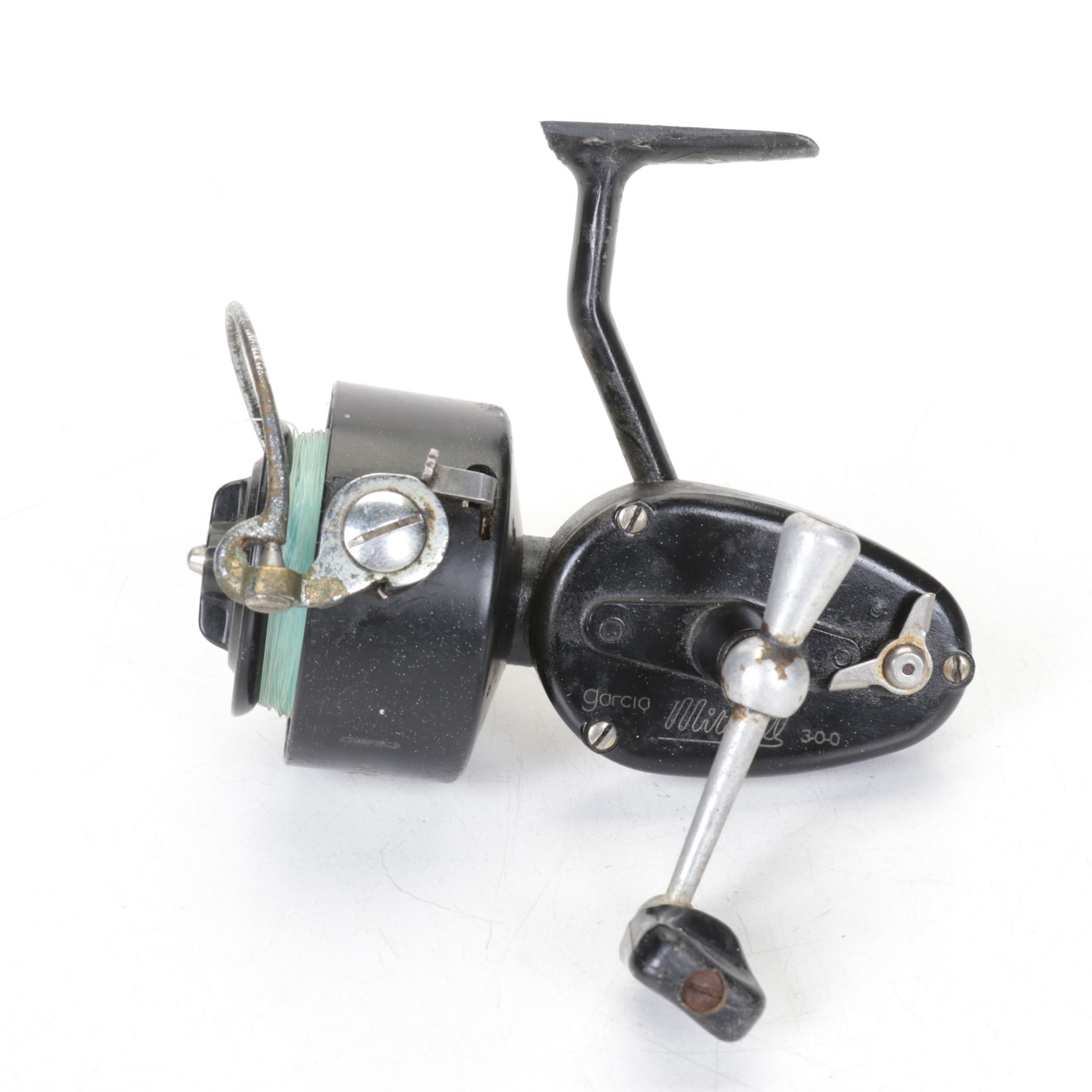 Six Vintage Fishing Reels with Pflueger, Garcia, and ABU