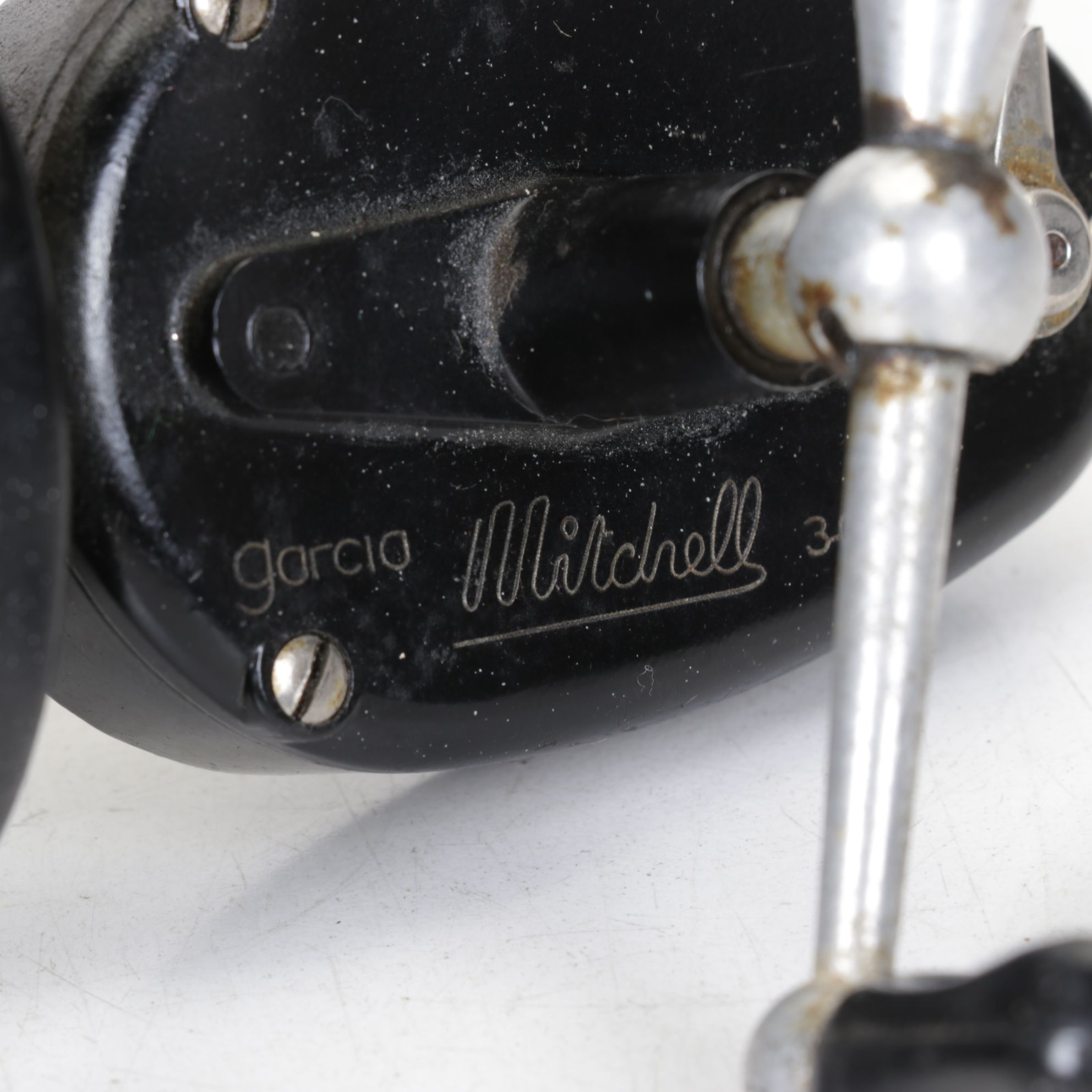 Six Vintage Fishing Reels with Pflueger, Garcia, and ABU