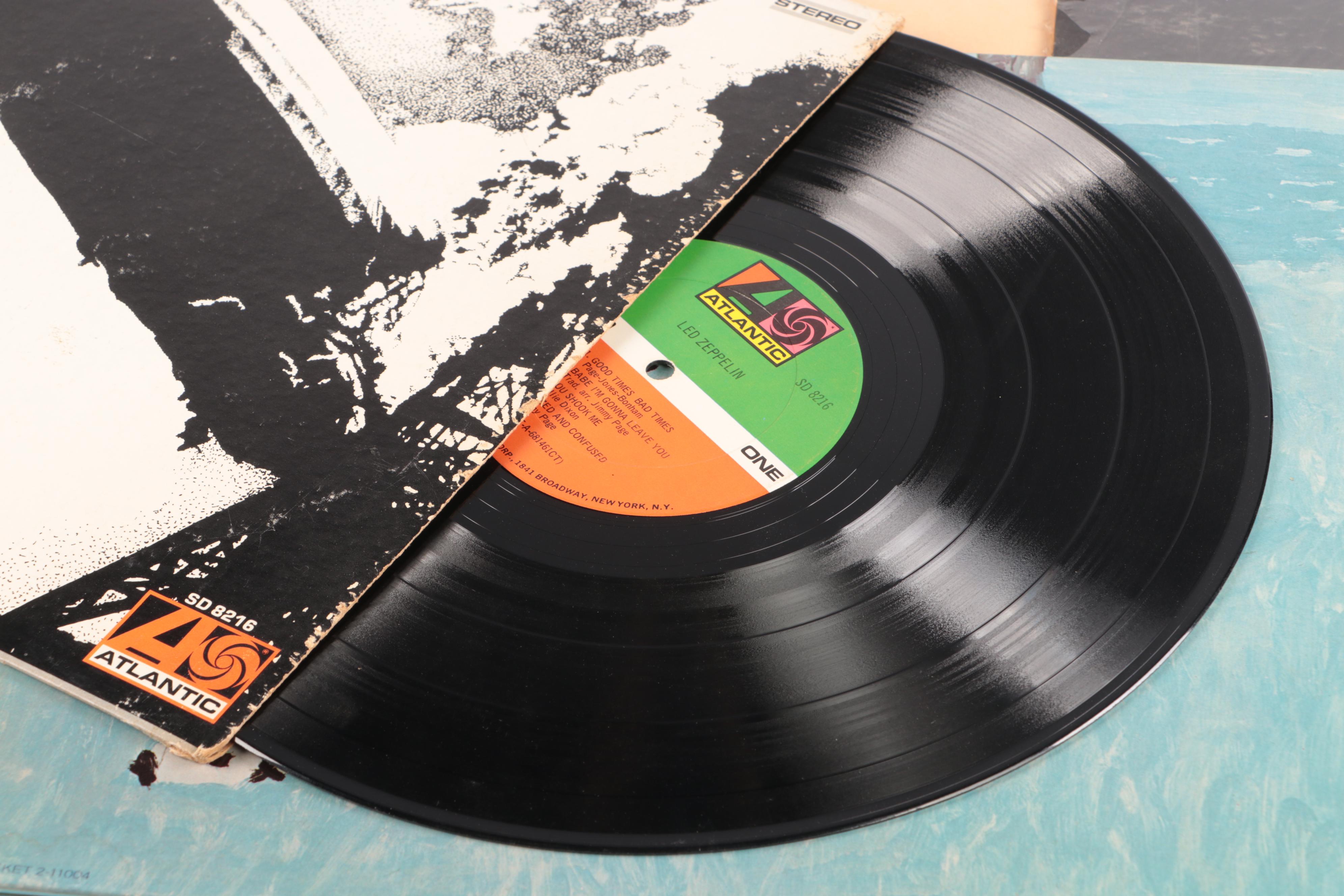 John Denver, Led Zeppelin, Elton John, and More Vinyl Record Albums