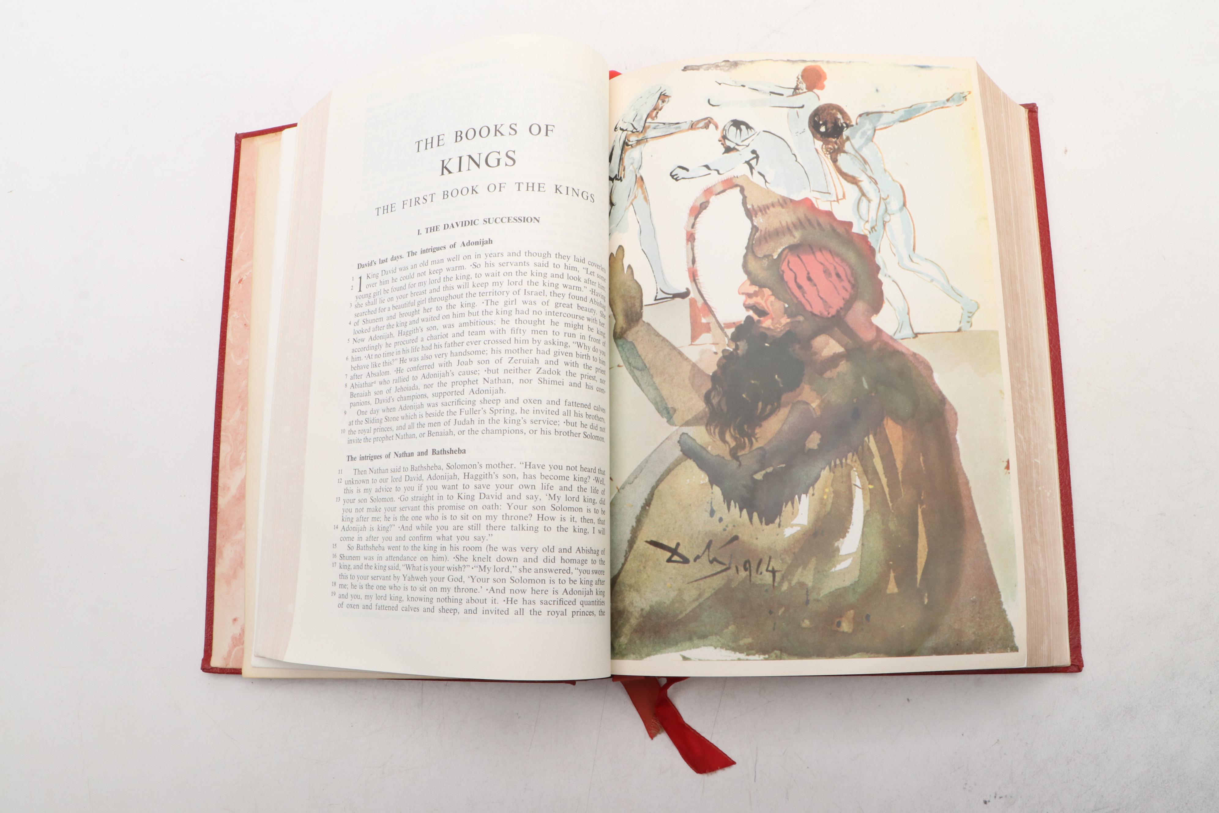 Salvador Dalí Illustrated Jerusalem Bible Edited by Alexander Jones, 1970
