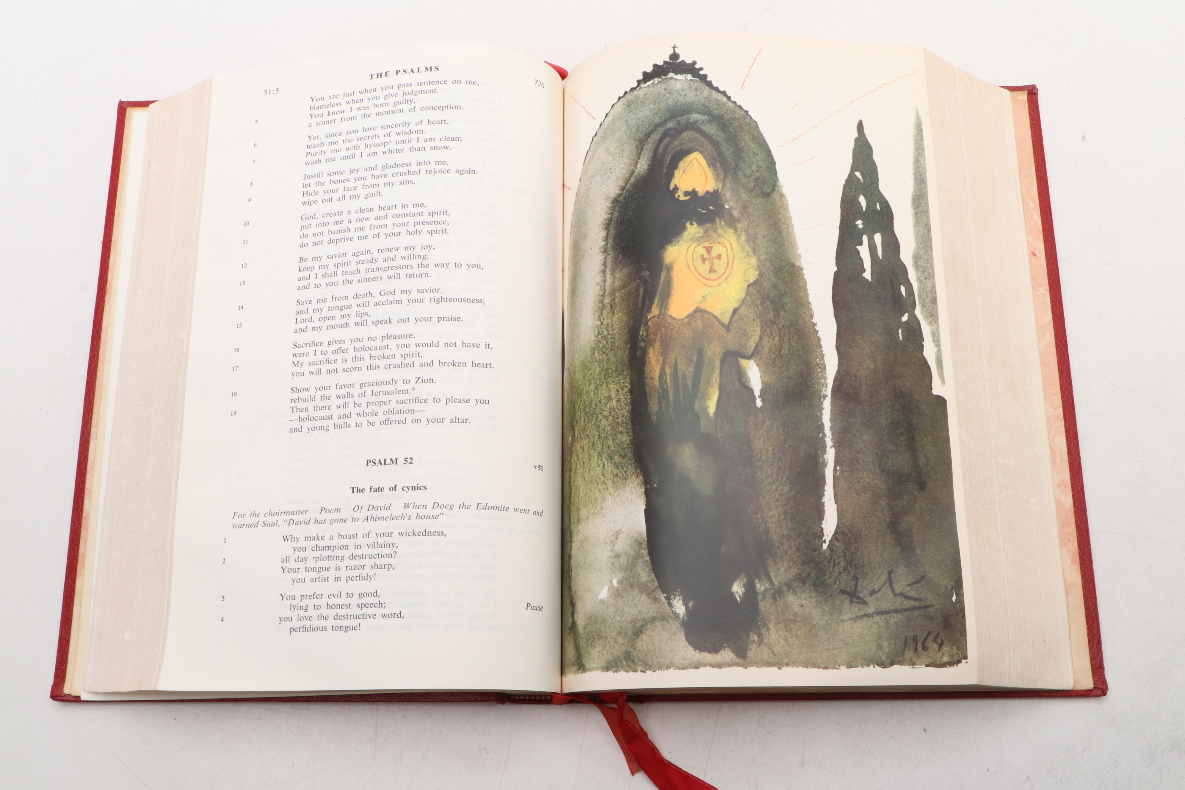 Salvador Dalí Illustrated Jerusalem Bible Edited by Alexander Jones, 1970