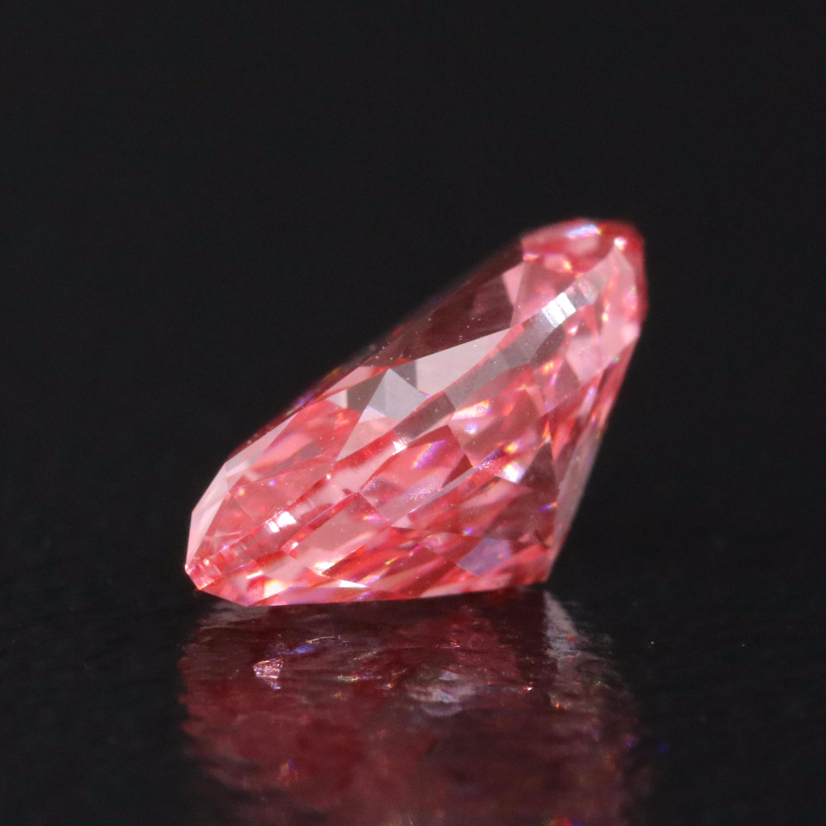 Loose 1.00 CT Fancy Pink Lab Grown Diamond