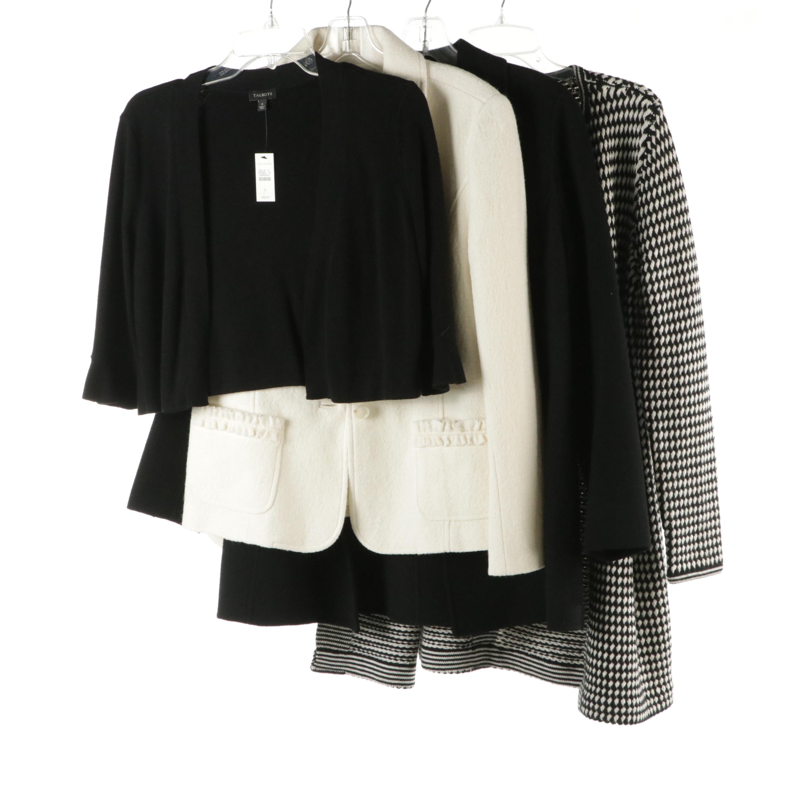 Talbots Merino Wool Open Cardigan, Wool Button-Front Jacket, Blazer & More W Tag