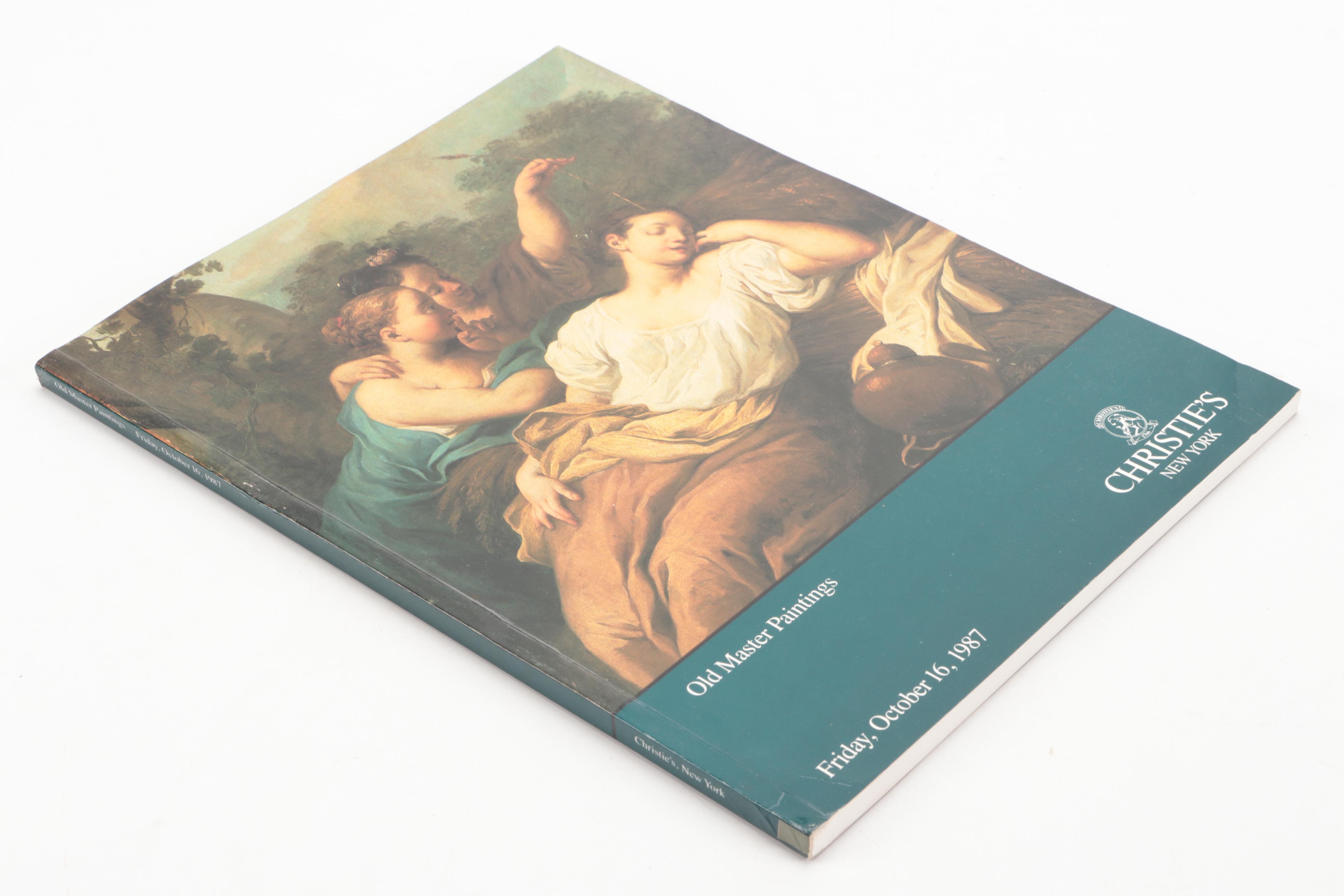 Christie's Old Master Paintings and Drawings Auction Catalogs, Late 20th Century