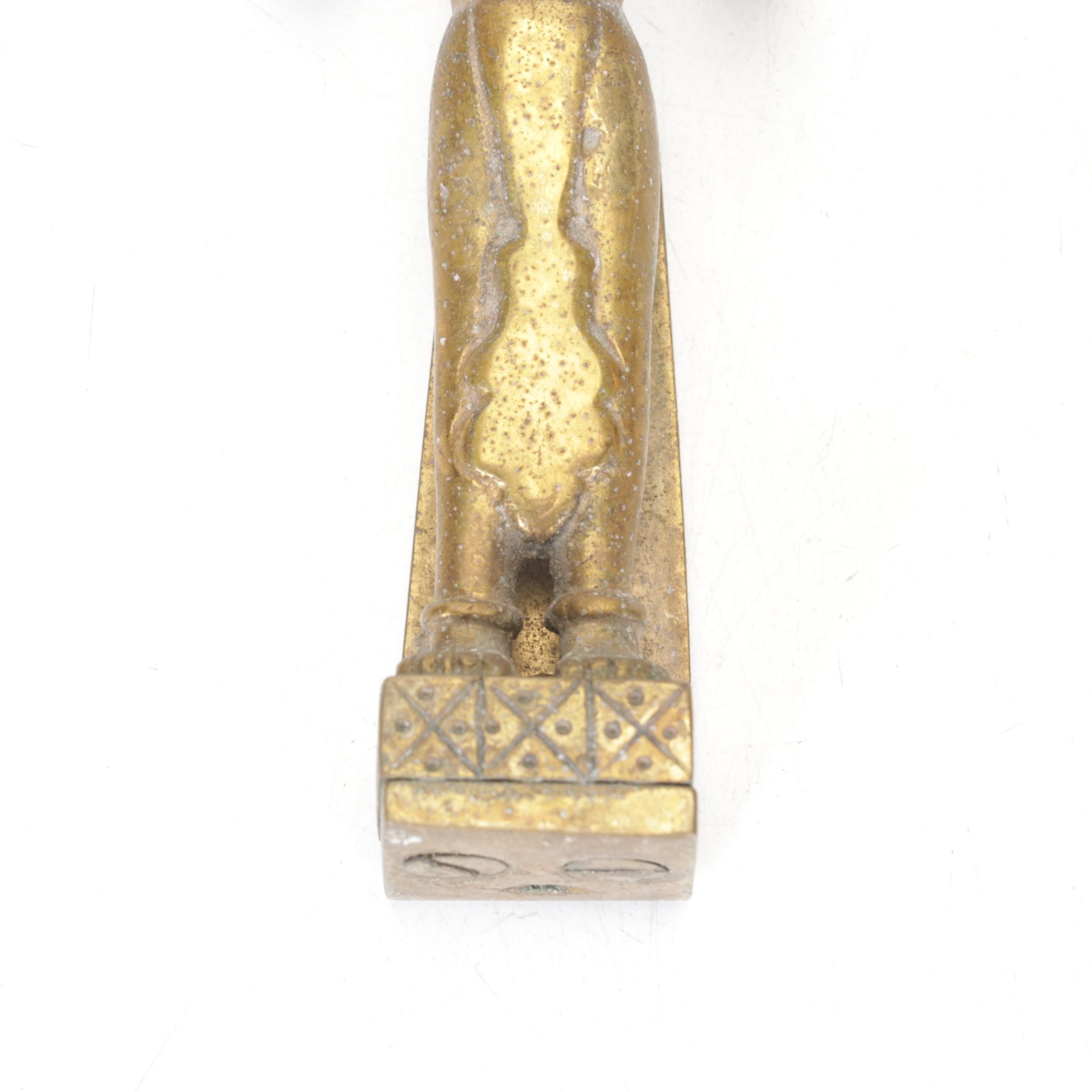 Indian Brass Figural Door Knocker