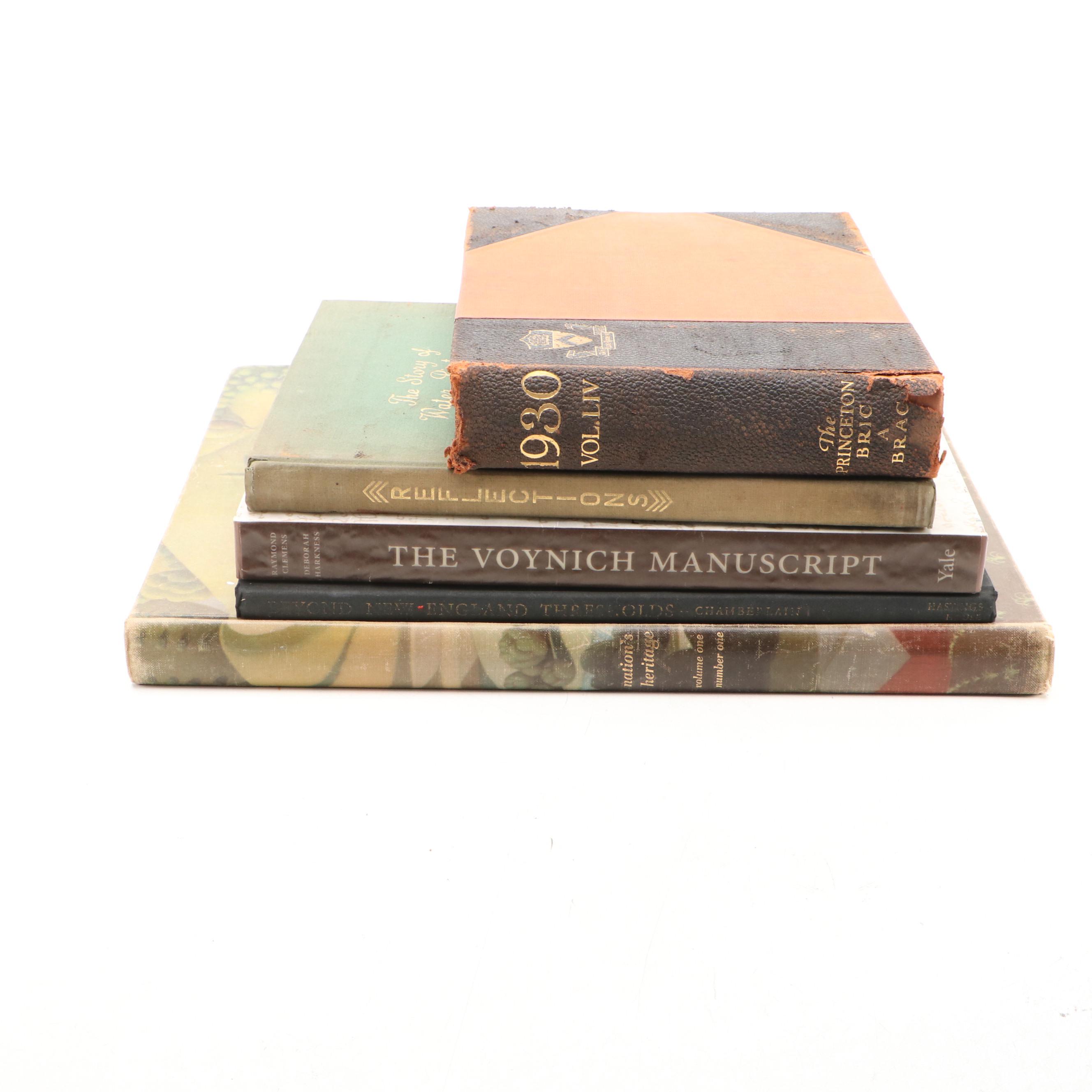 First Edition "The Voynich Manuscript" Edited by Raymond Clemens and More Books