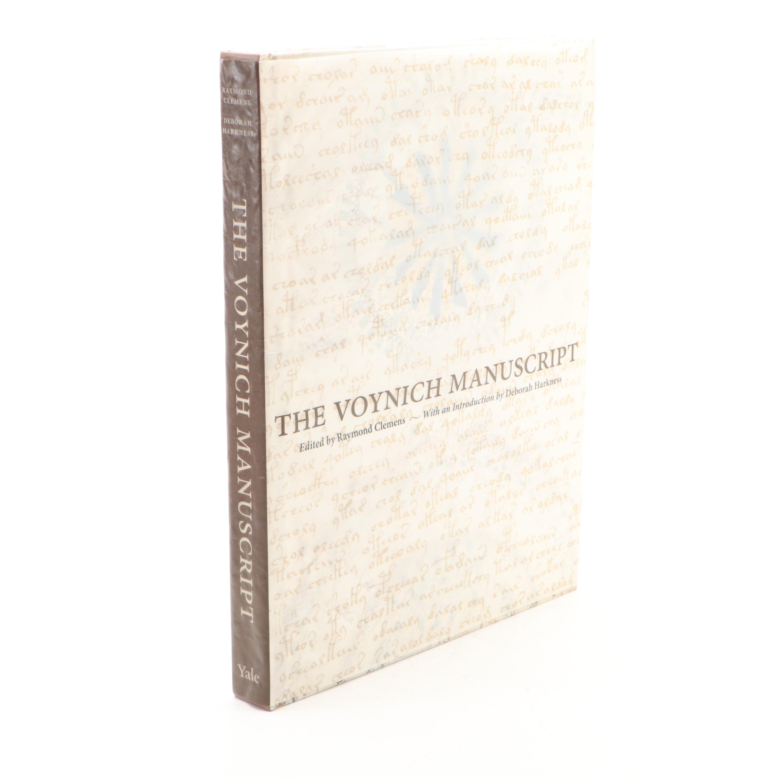 First Edition "The Voynich Manuscript" Edited by Raymond Clemens and More Books