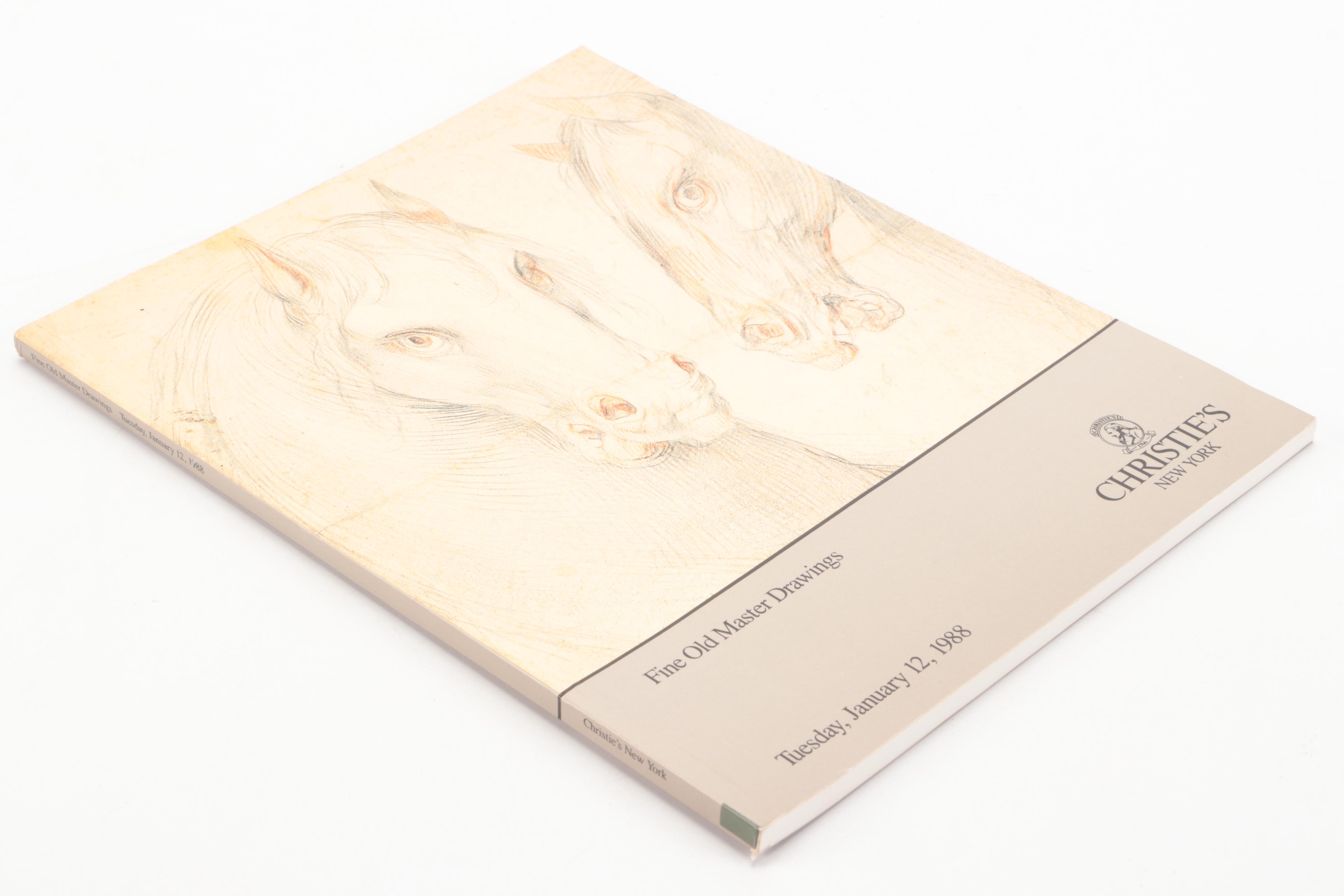 Christie's Old Master Paintings and Drawings Auction Catalogs, Late 20th Century