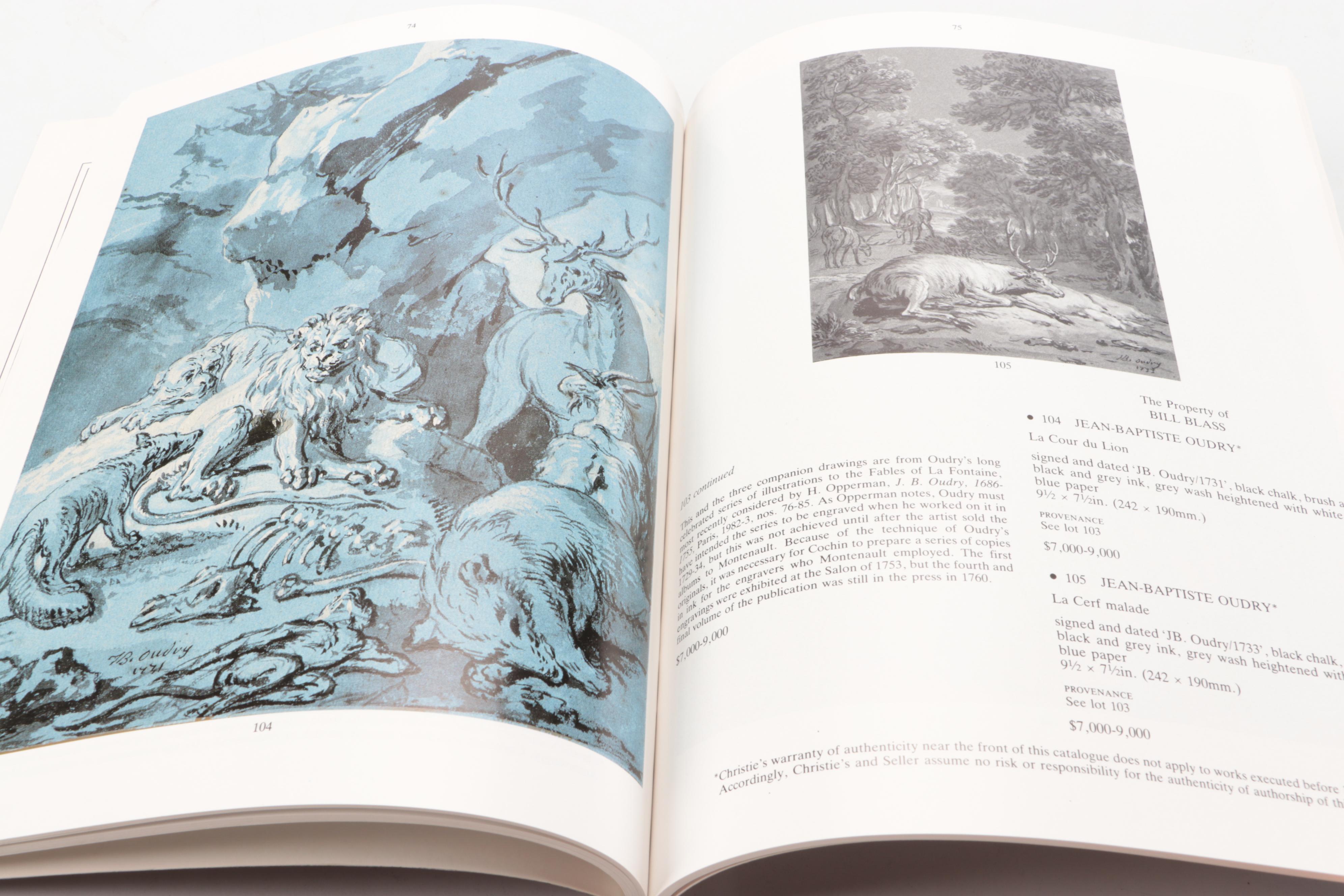 Christie's Old Master Paintings and Drawings Auction Catalogs, Late 20th Century