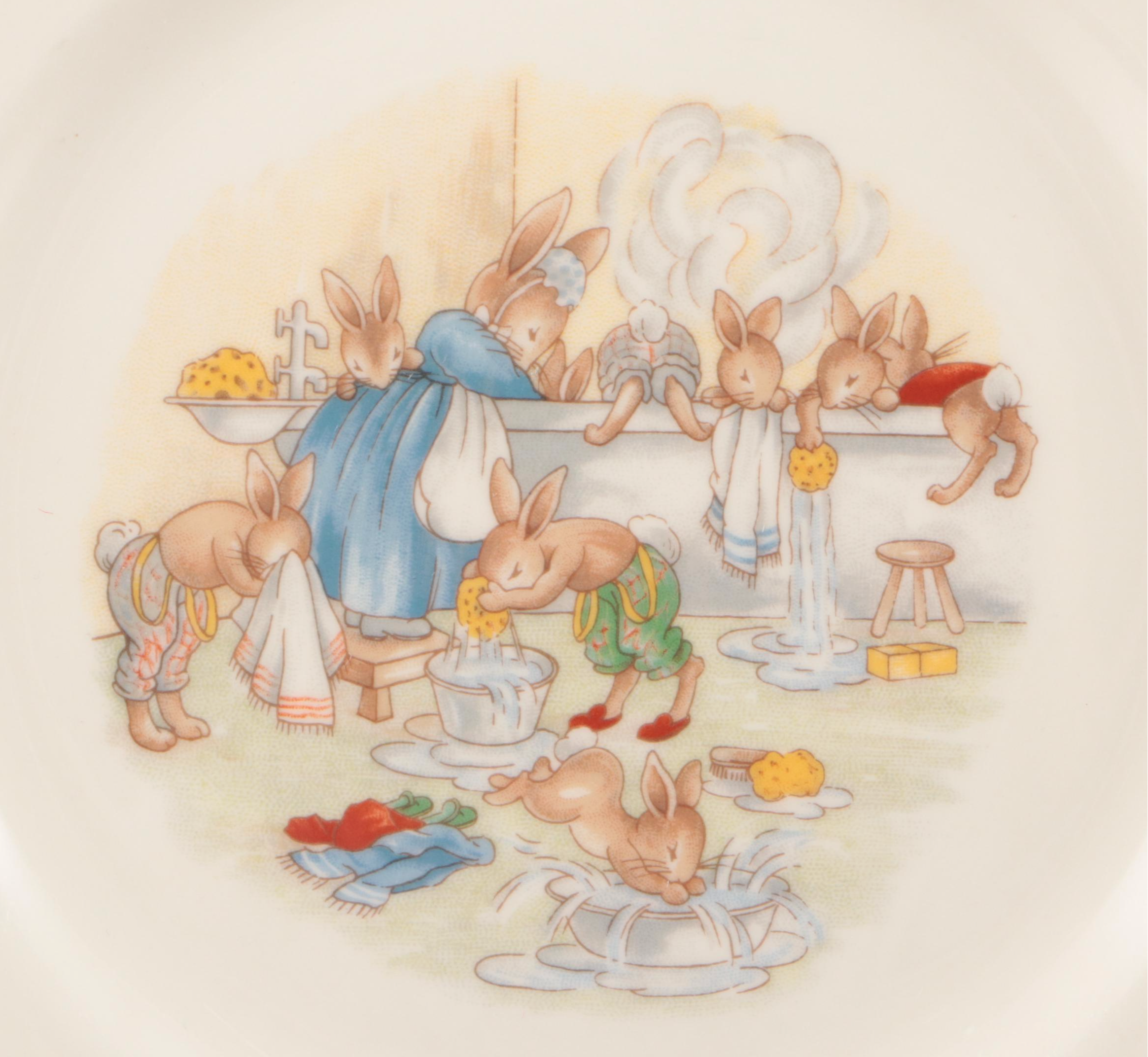 Royal Doulton "Bunnykins" and Tempest Co. "Peter Rabbit" Children's Dinnerware