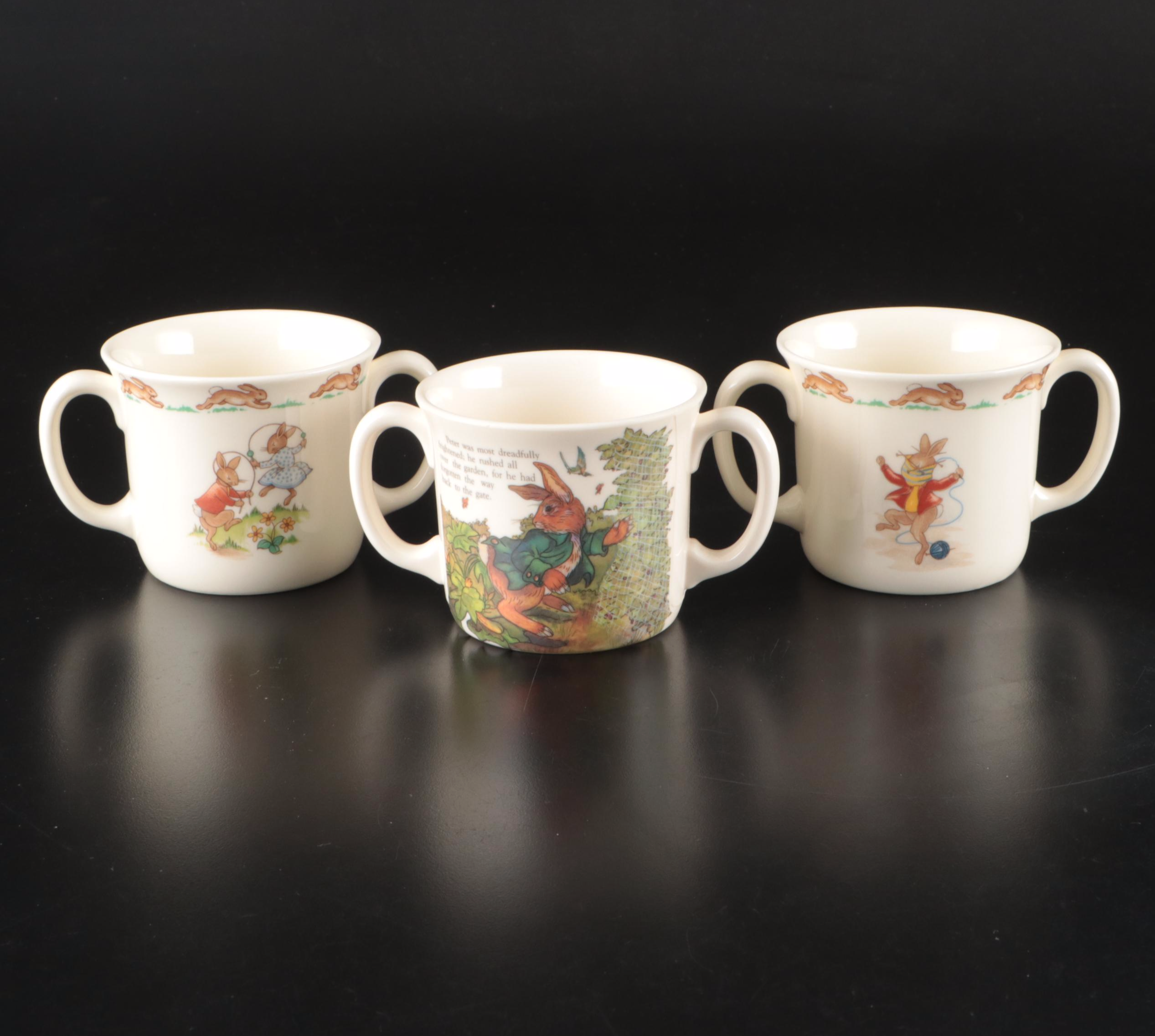 Royal Doulton "Bunnykins" and Tempest Co. "Peter Rabbit" Children's Dinnerware
