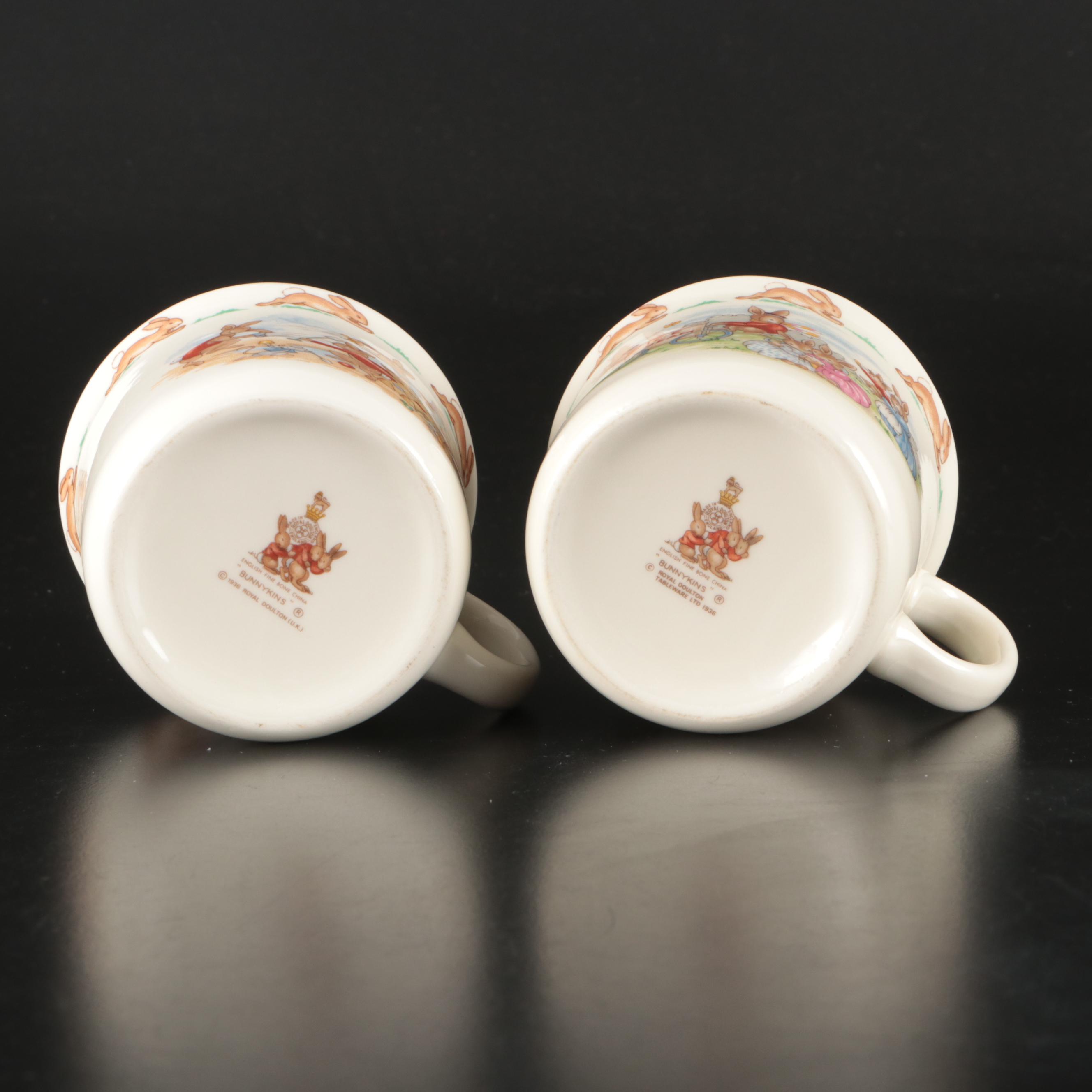 Royal Doulton "Bunnykins" and Tempest Co. "Peter Rabbit" Children's Dinnerware