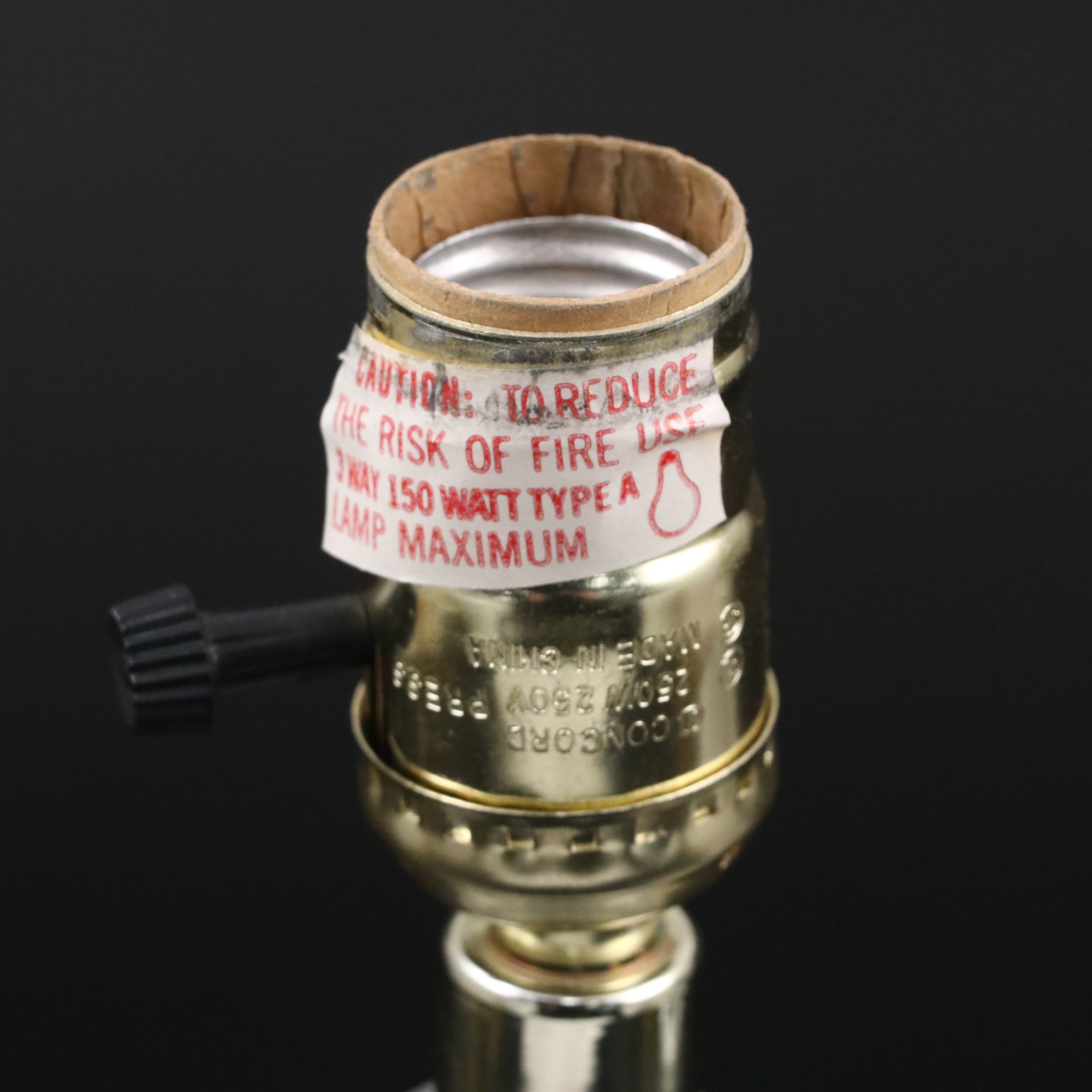 Pair of Glass Vase Accent Lamps with Pleated Bell Shades