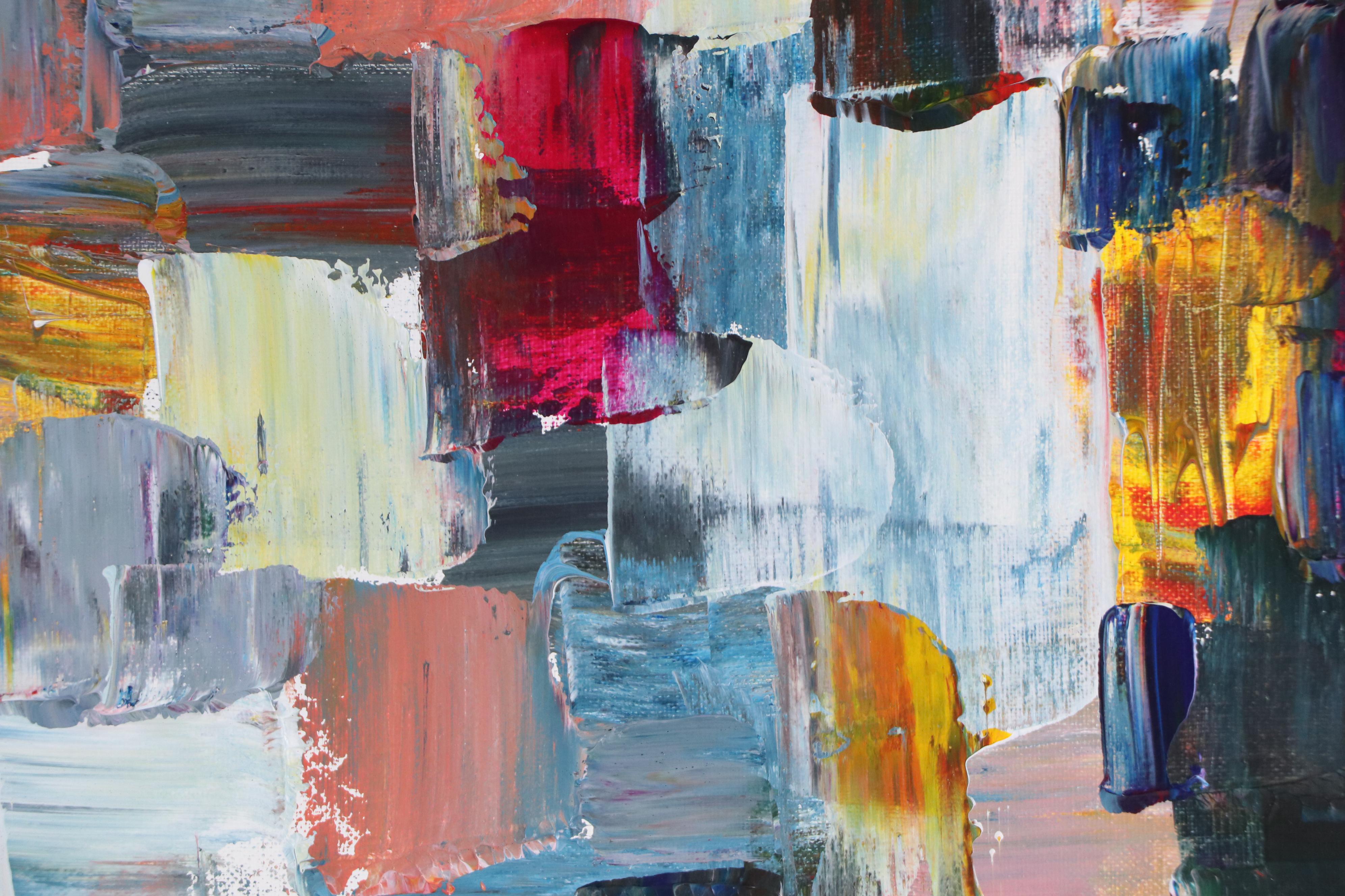 Leif Janek Abstract Acrylic Painting, 21st Century