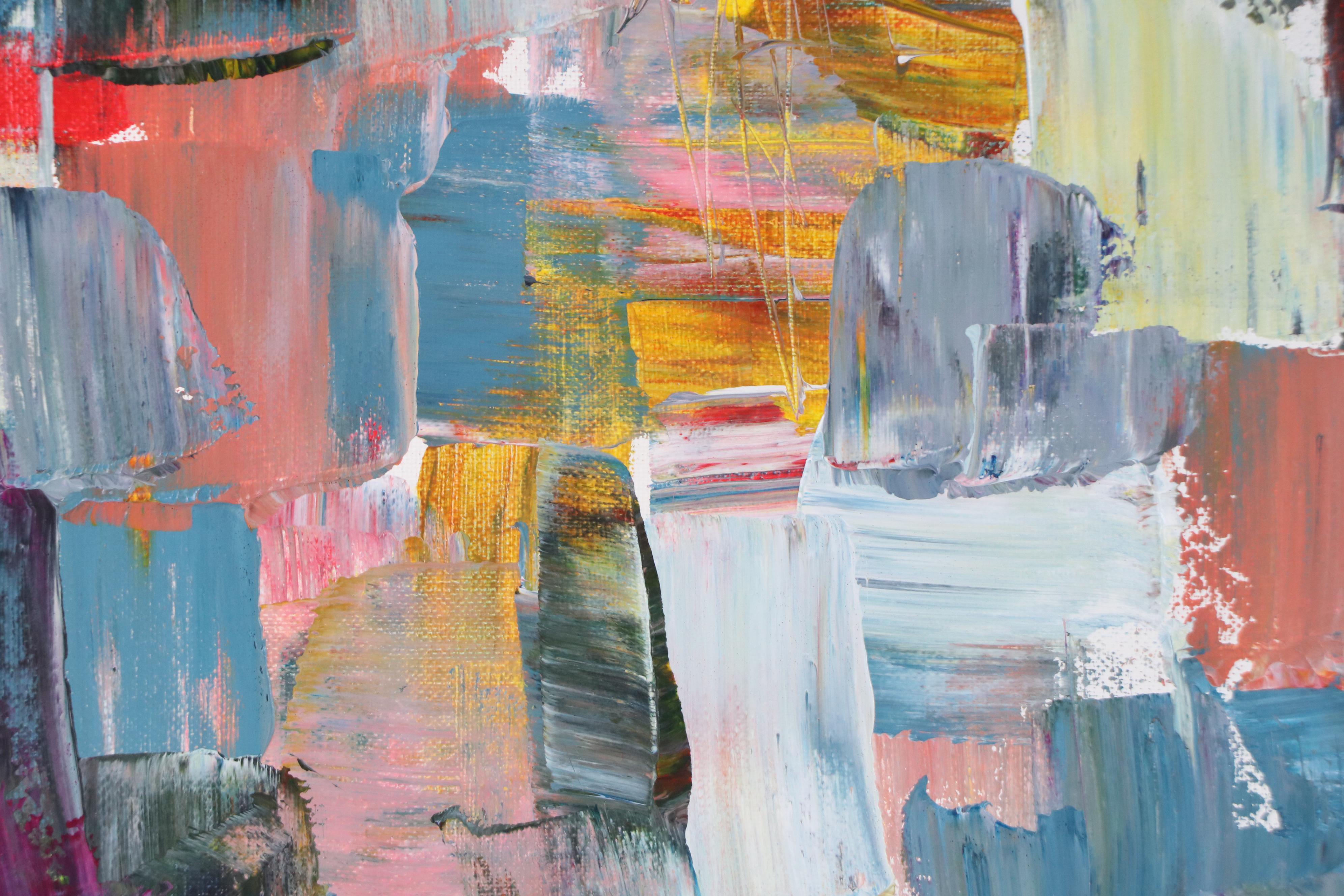 Leif Janek Abstract Acrylic Painting, 21st Century