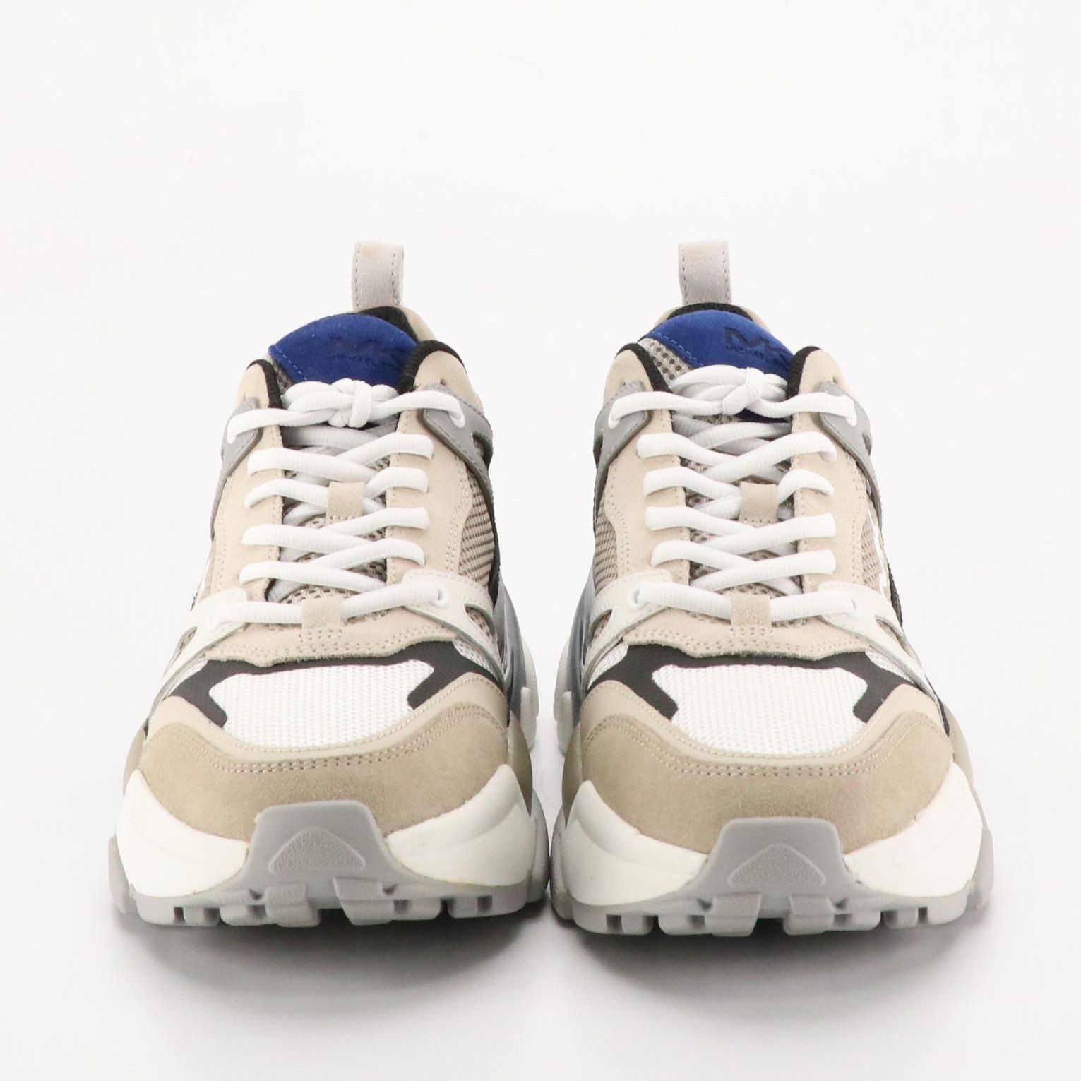 Men's Michael Kors "Nick" Trainers in "Twilight Blue" Mesh and Leather, With Box