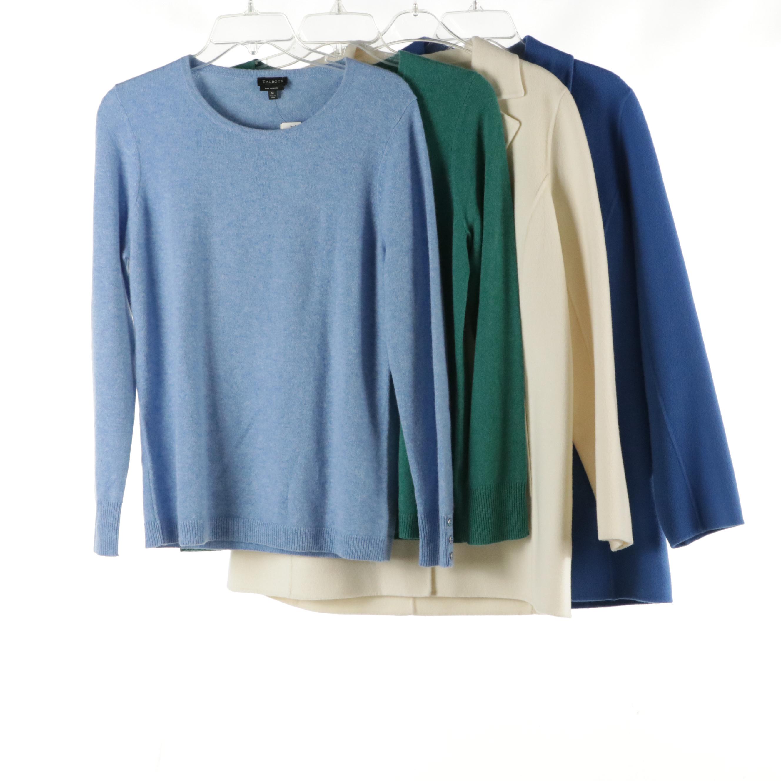 Talbots Cashmere Sweaters and Single-Button Blazer Jackets, With Retail Tags