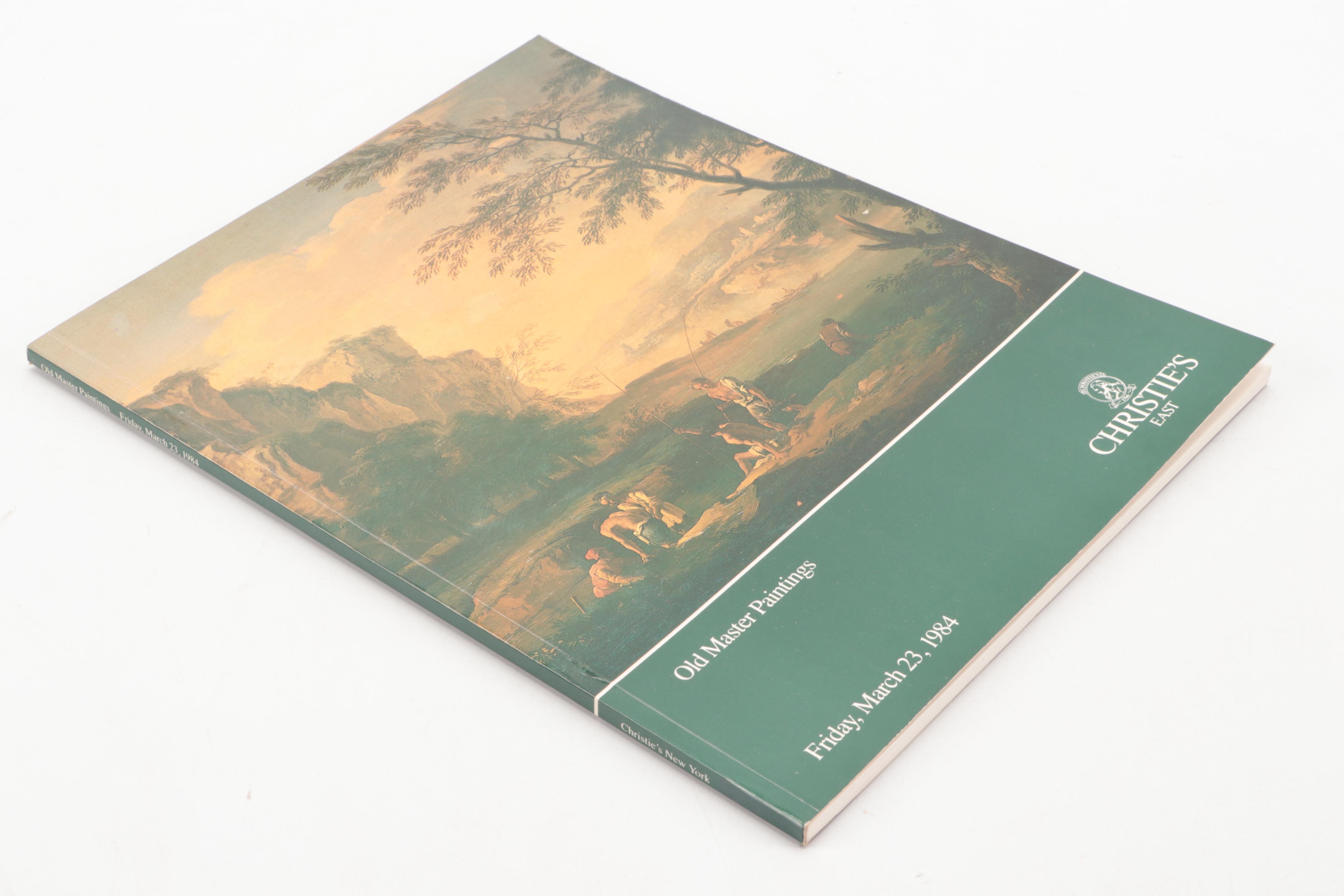 Sotheby's and Christie's Paintings and Drawings Auction Catalogs, Late 20th C.