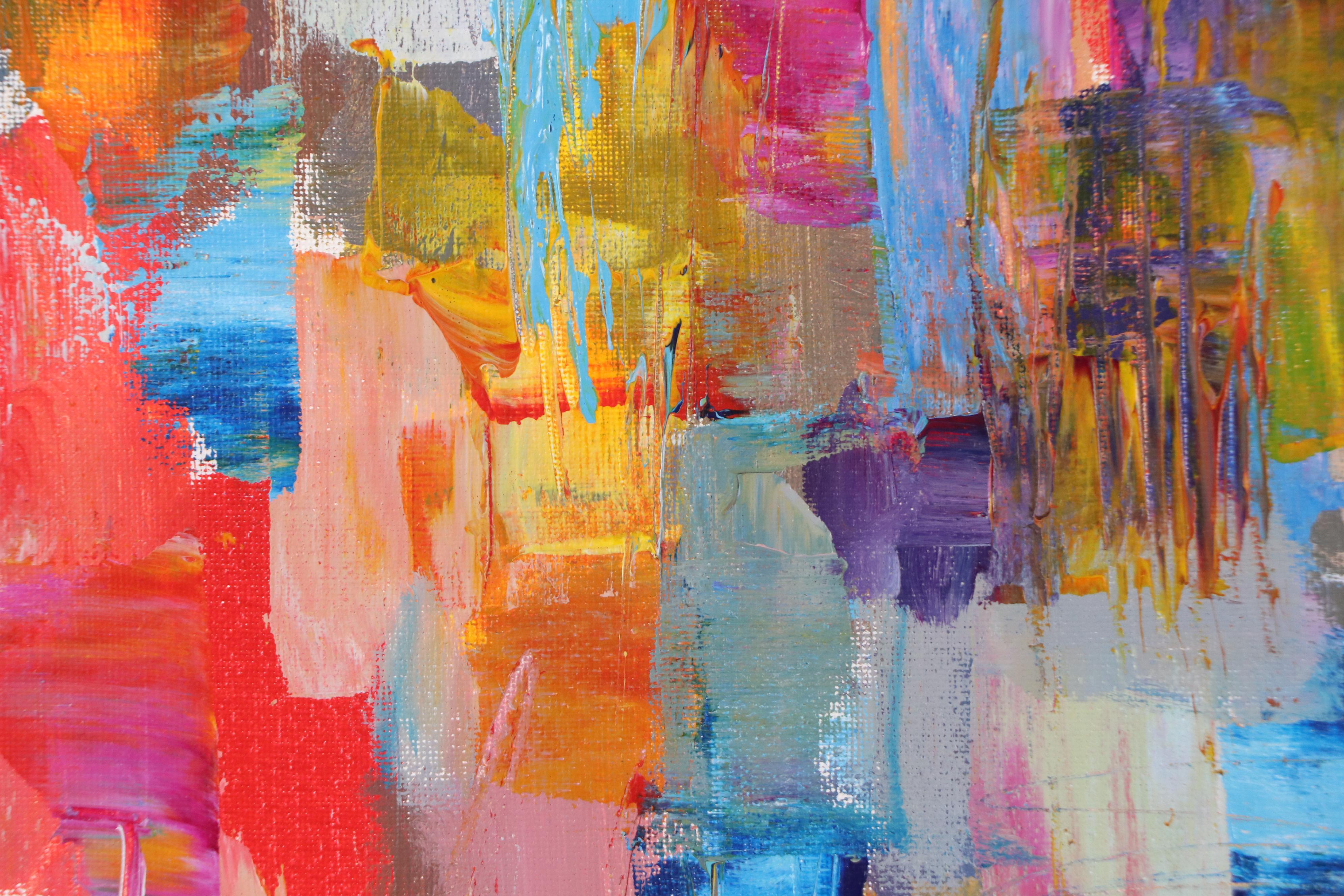 Leif Janek Abstract Acrylic Painting, 21st Century