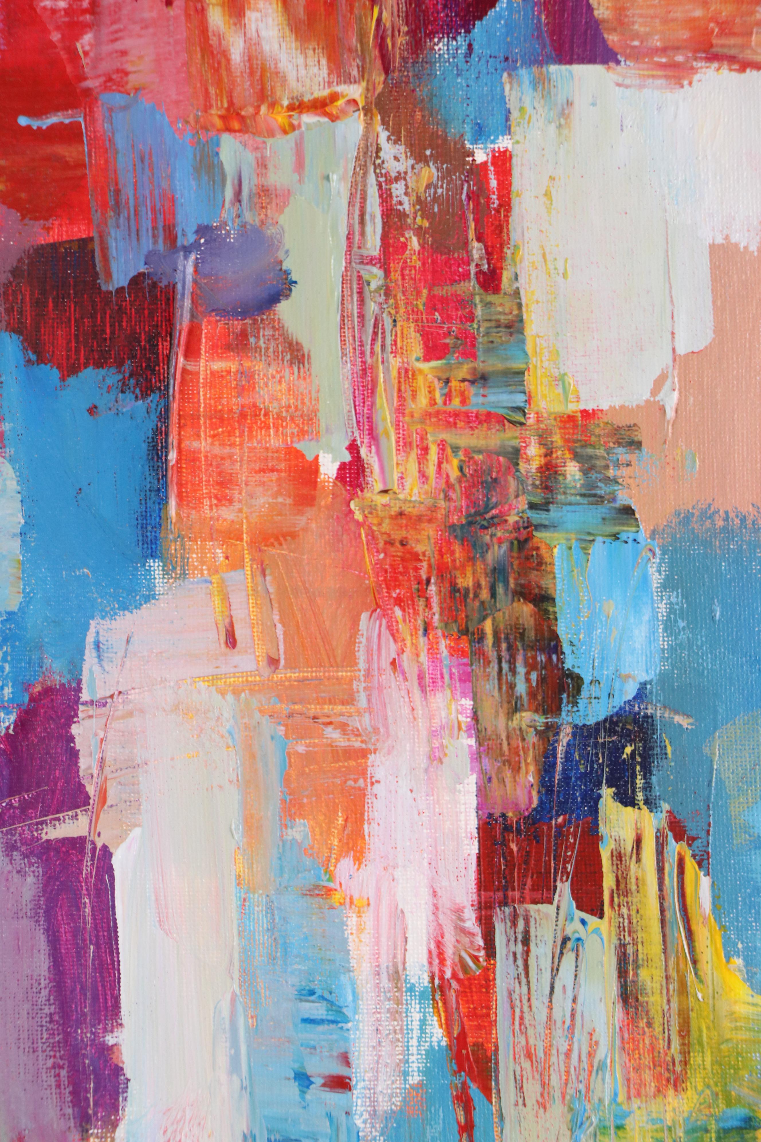 Leif Janek Abstract Acrylic Painting, 21st Century