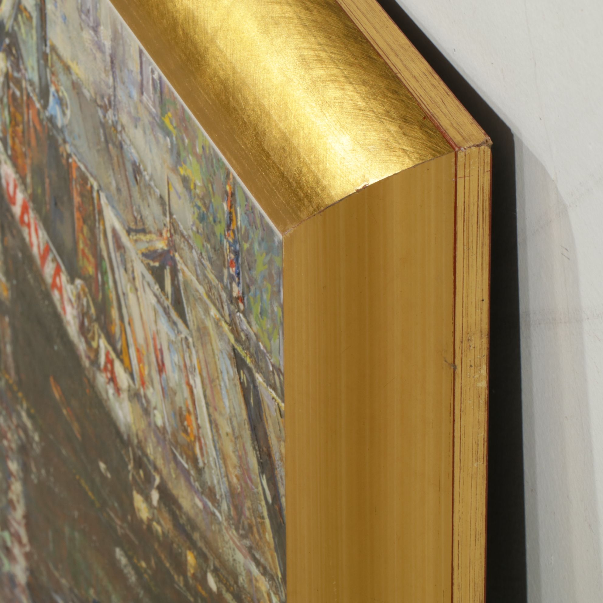 Leslie Cope "On The Mersey Weaver Canal, Staffordshire" Oil Painting, 1946