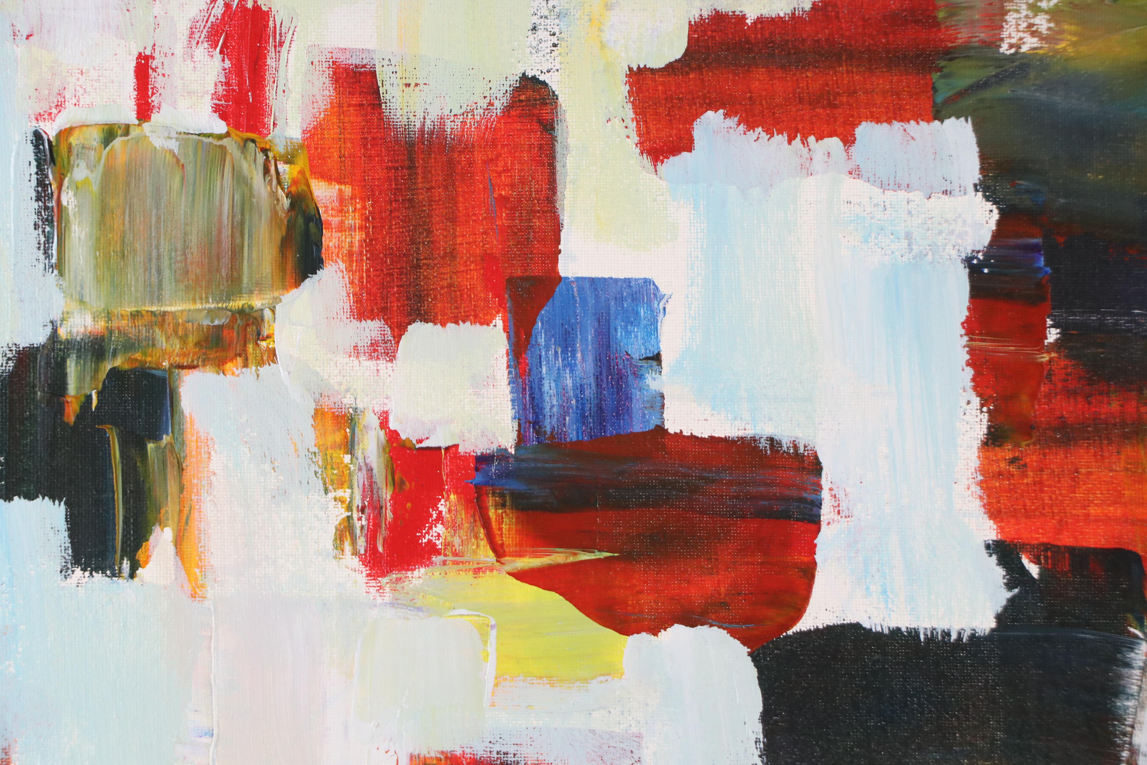 Leif Janek Abstract Acrylic Painting, 21st Century