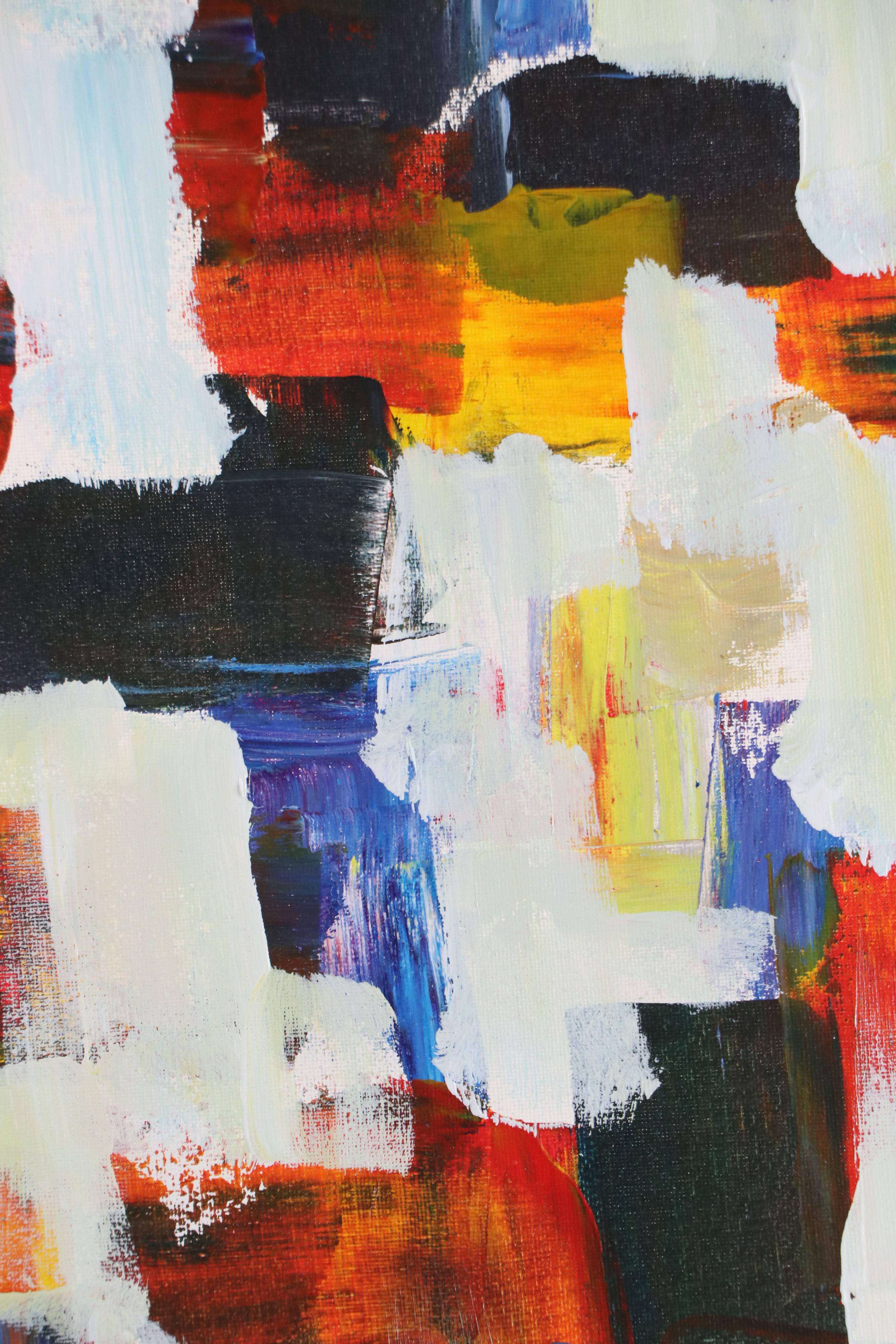 Leif Janek Abstract Acrylic Painting, 21st Century