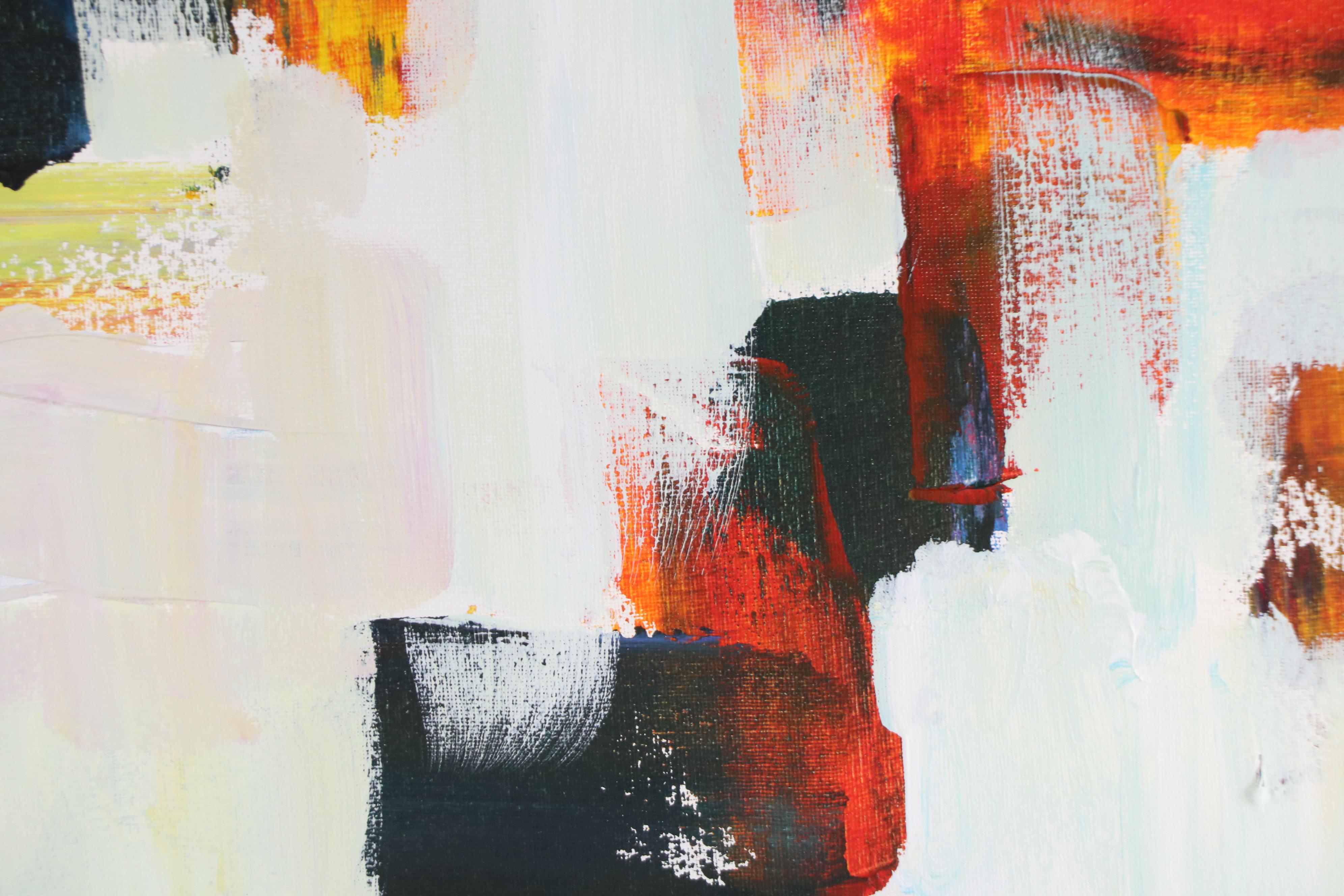 Leif Janek Abstract Acrylic Painting, 21st Century